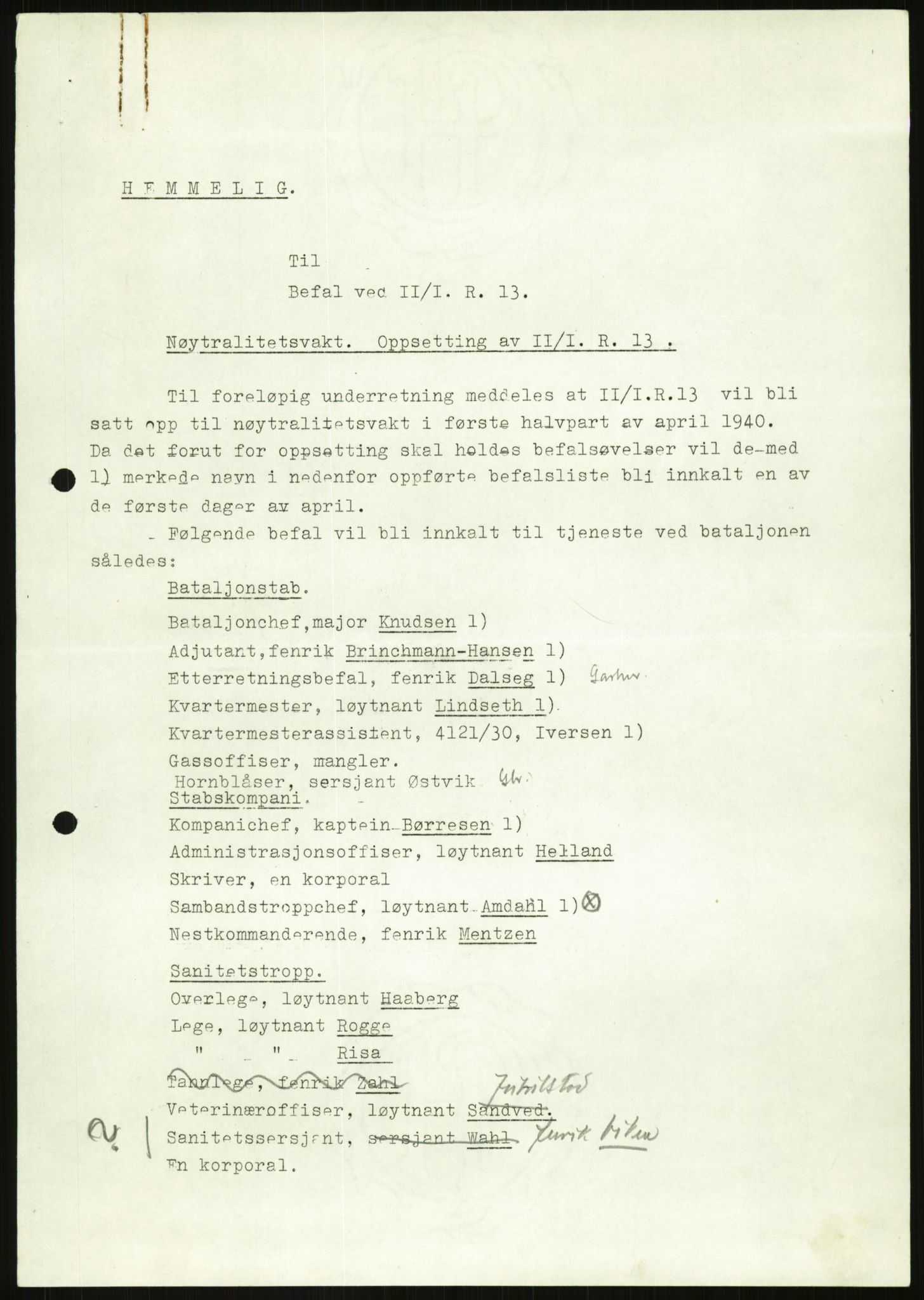 Forsvaret, Forsvarets krigshistoriske avdeling, RA/RAFA-2017/Y/Yb/L0116: II-C-11-560-563  -  5. Divisjon., 1940, p. 1468