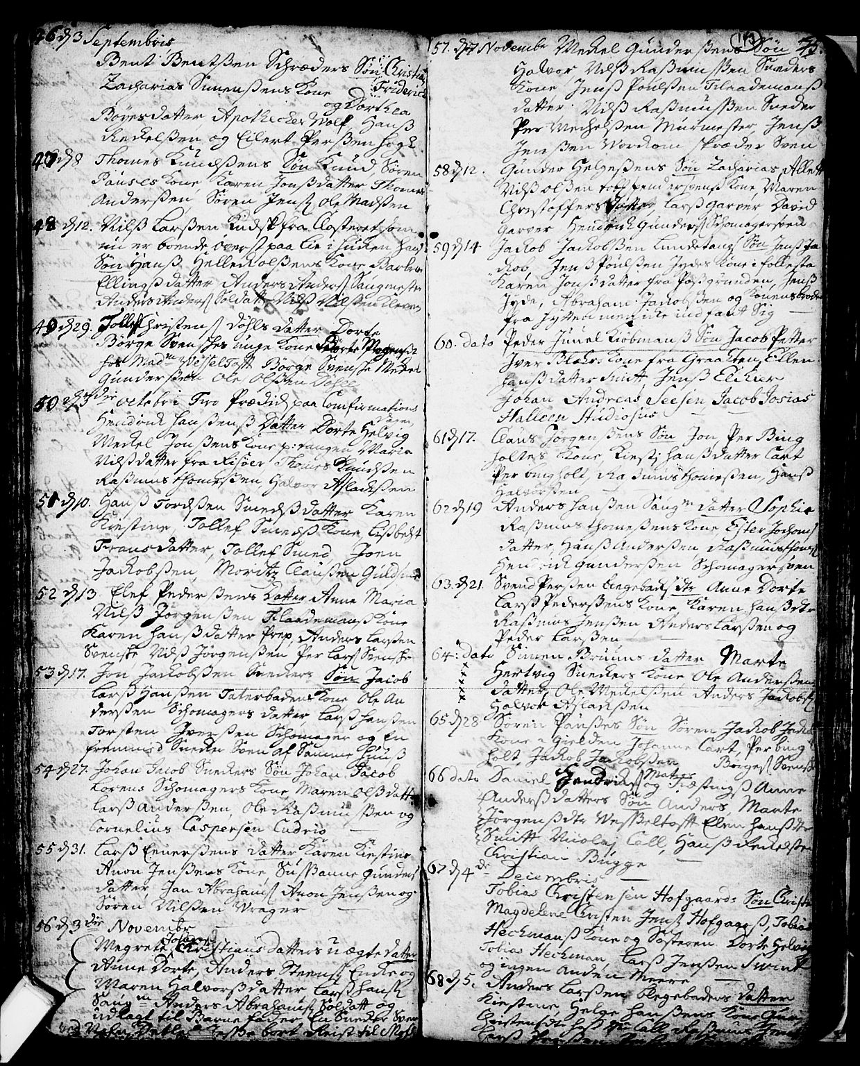 Skien kirkebøker, SAKO/A-302/F/Fa/L0002: Parish register (official) no. 2, 1716-1757, p. 143