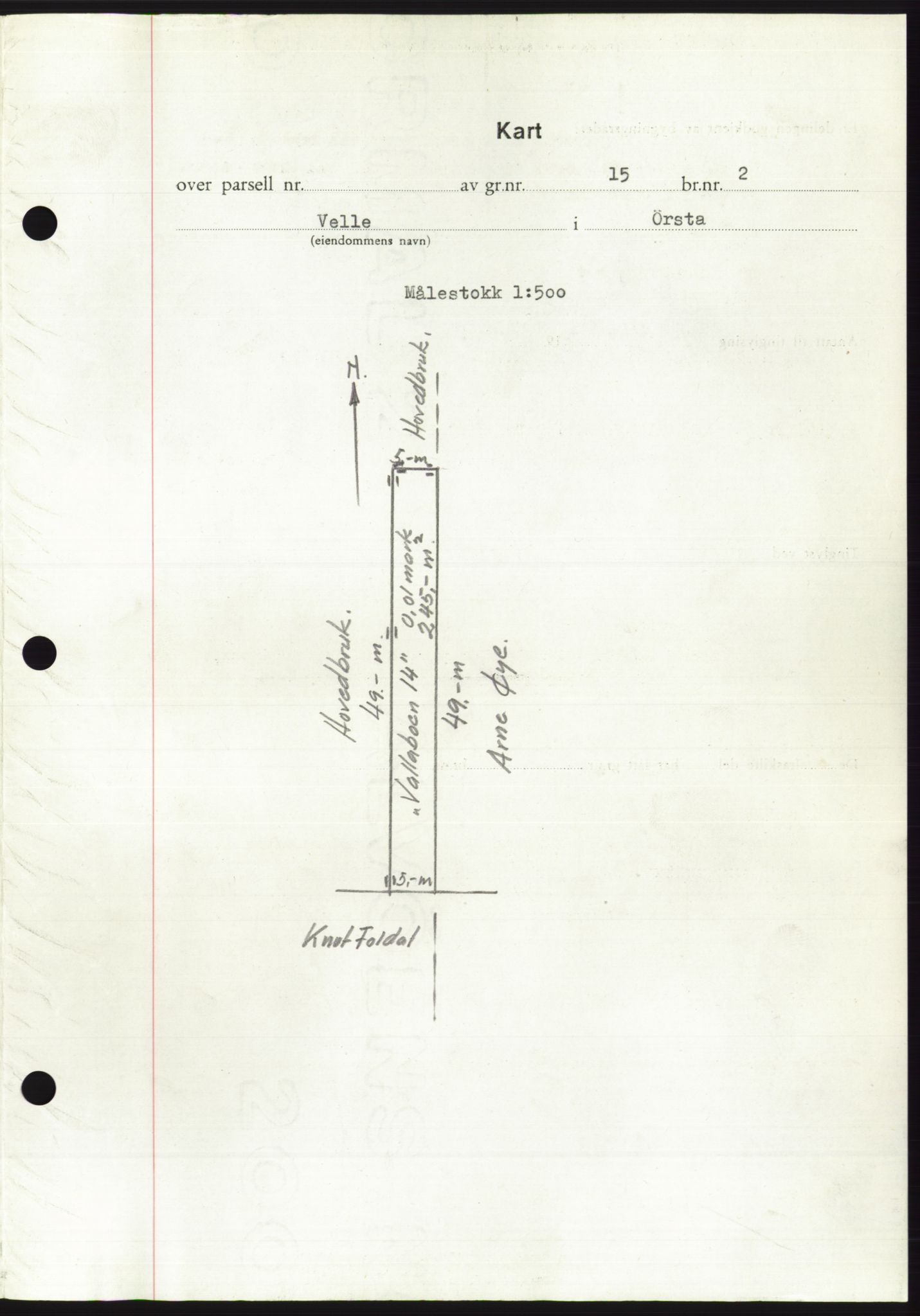 Søre Sunnmøre sorenskriveri, AV/SAT-A-4122/1/2/2C/L0101: Mortgage book no. 27A, 1955-1955, Diary no: : 1649/1955