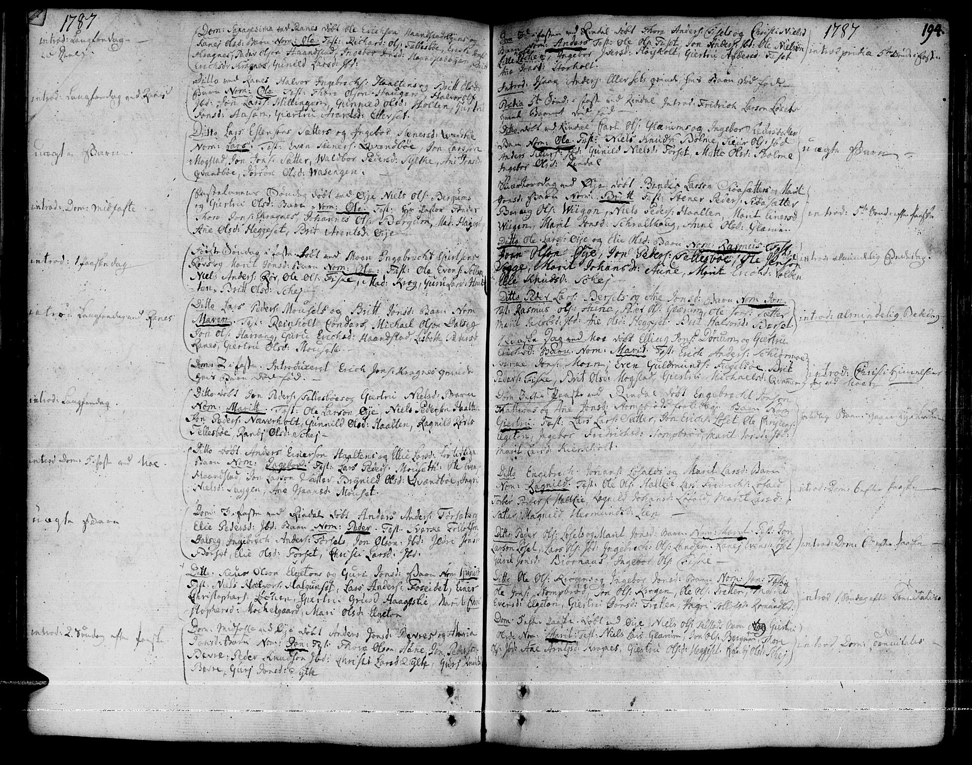 Ministerialprotokoller, klokkerbøker og fødselsregistre - Møre og Romsdal, AV/SAT-A-1454/595/L1039: Parish register (official) no. 595A01, 1750-1796, p. 194