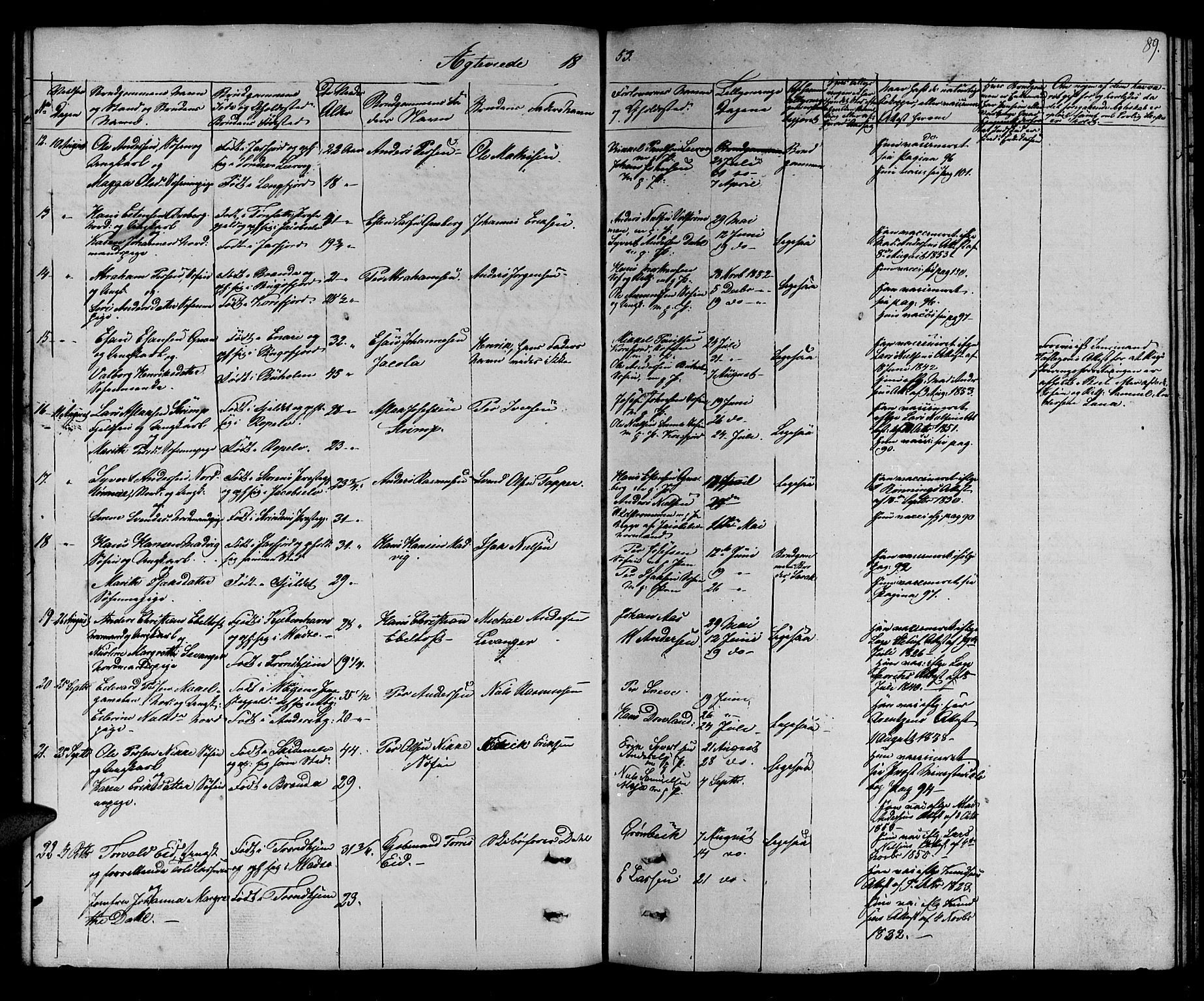 Vadsø sokneprestkontor, SATØ/S-1325/H/Hb/L0001klokker: Parish register (copy) no. 1, 1843-1853, p. 89
