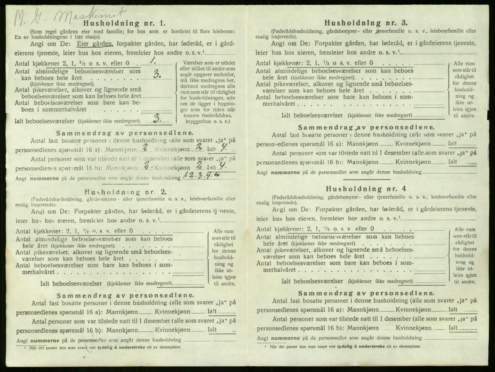 SAKO, 1920 census for Nøtterøy, 1920, p. 1501