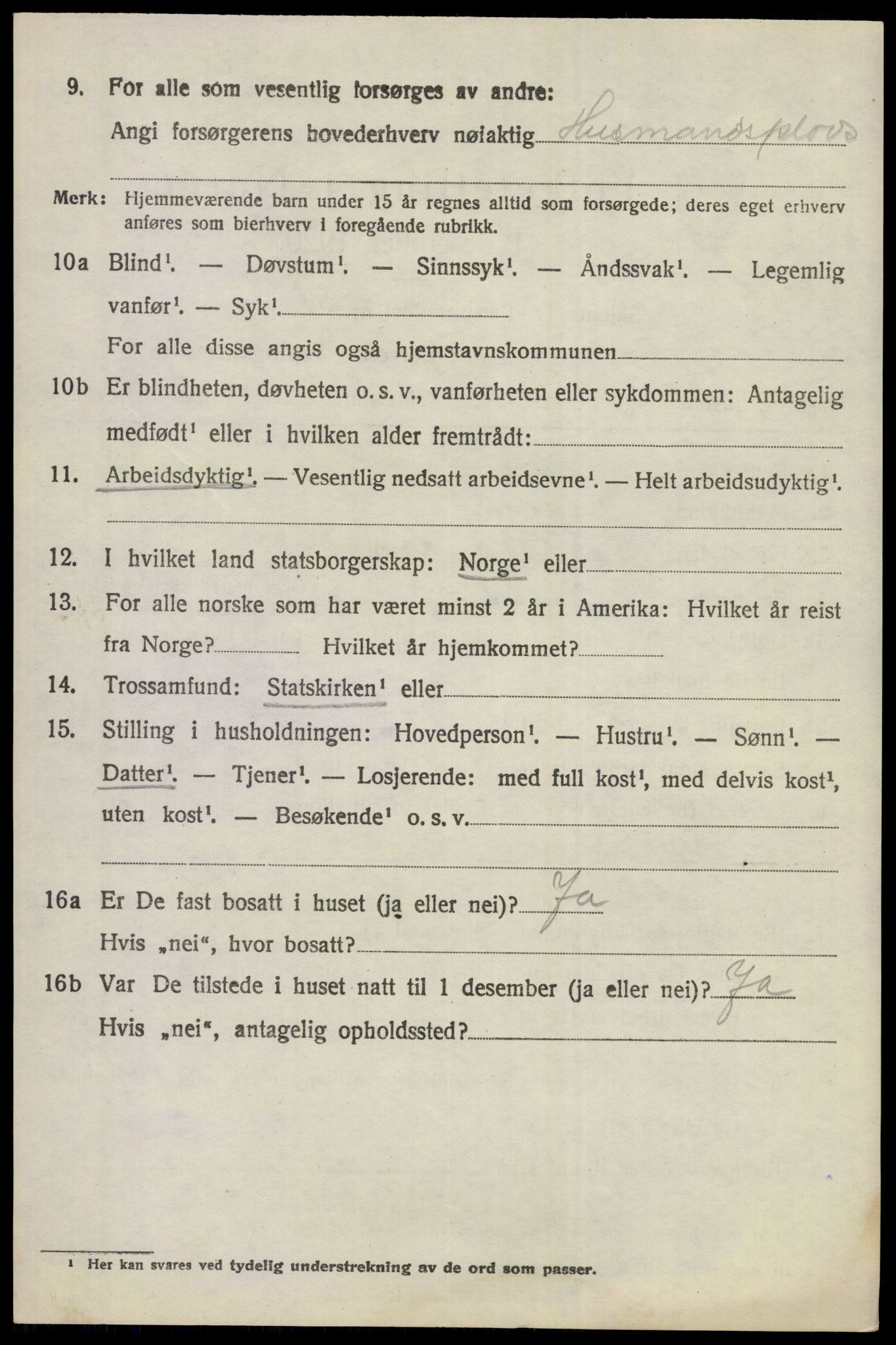 SAKO, 1920 census for Ådal, 1920, p. 6589