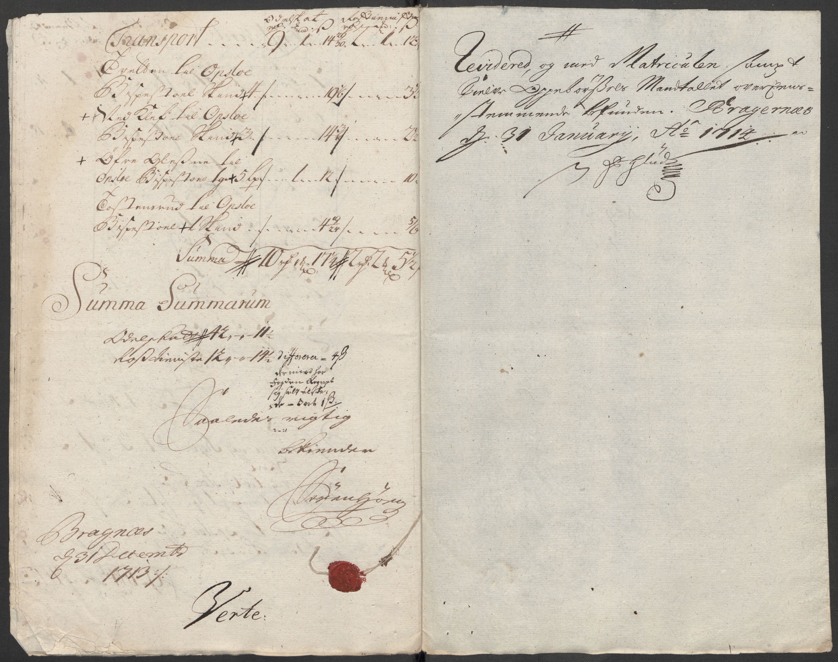 Rentekammeret inntil 1814, Reviderte regnskaper, Fogderegnskap, AV/RA-EA-4092/R31/L1708: Fogderegnskap Hurum, Røyken, Eiker, Lier og Buskerud, 1713, p. 248