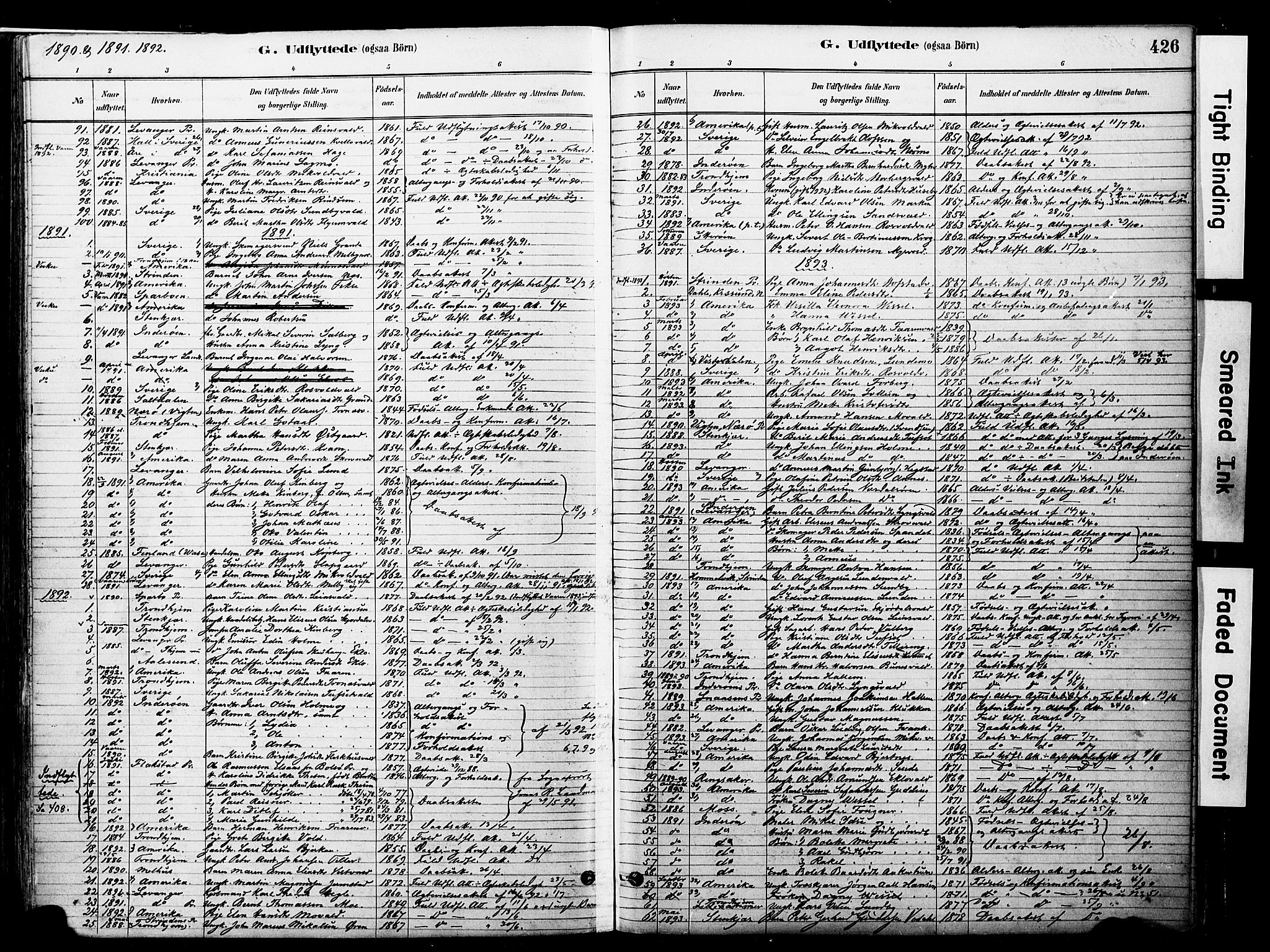 Ministerialprotokoller, klokkerbøker og fødselsregistre - Nord-Trøndelag, SAT/A-1458/723/L0244: Parish register (official) no. 723A13, 1881-1899, p. 426