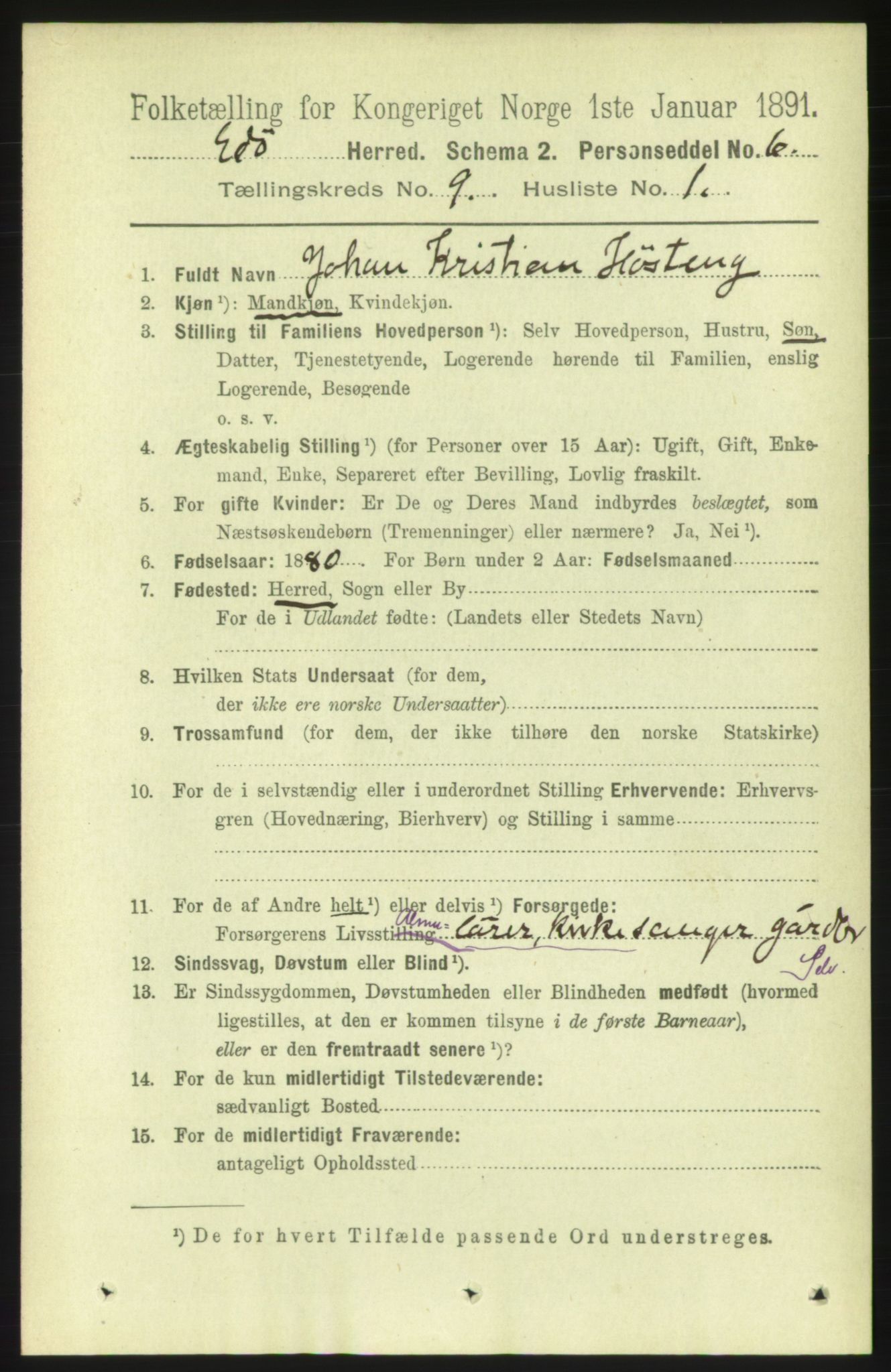 RA, 1891 census for 1573 Edøy, 1891, p. 2319