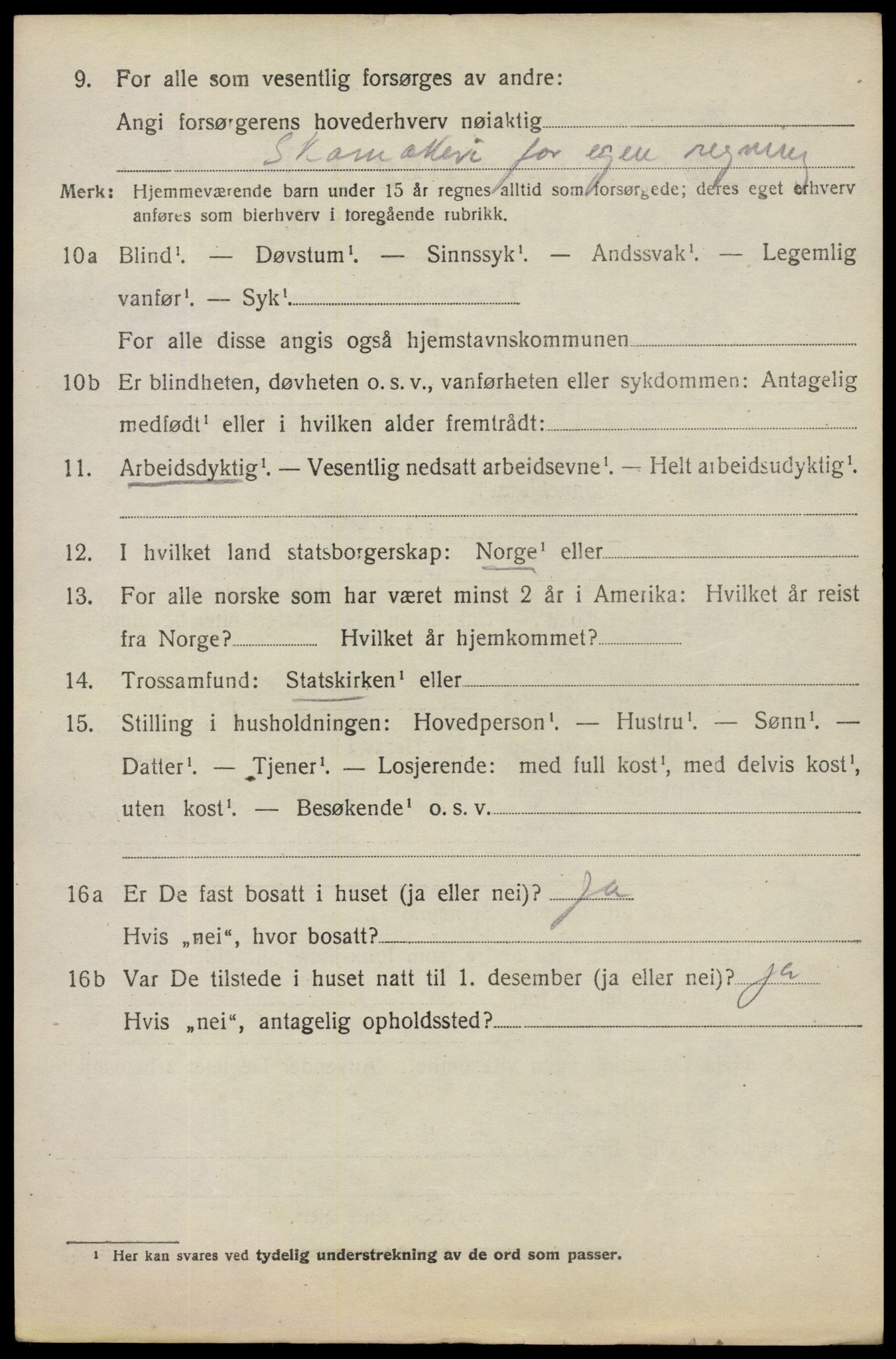 SAO, 1920 census for Trøgstad, 1920, p. 5585