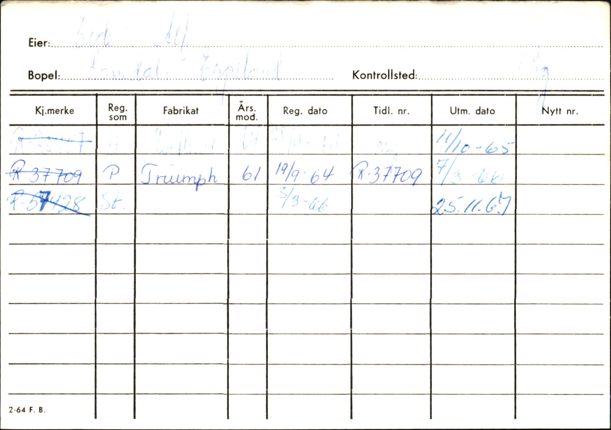 Statens vegvesen, Hordaland vegkontor, AV/SAB-A-5201/2/Ha/L0010: R-eierkort E, 1920-1971, p. 5