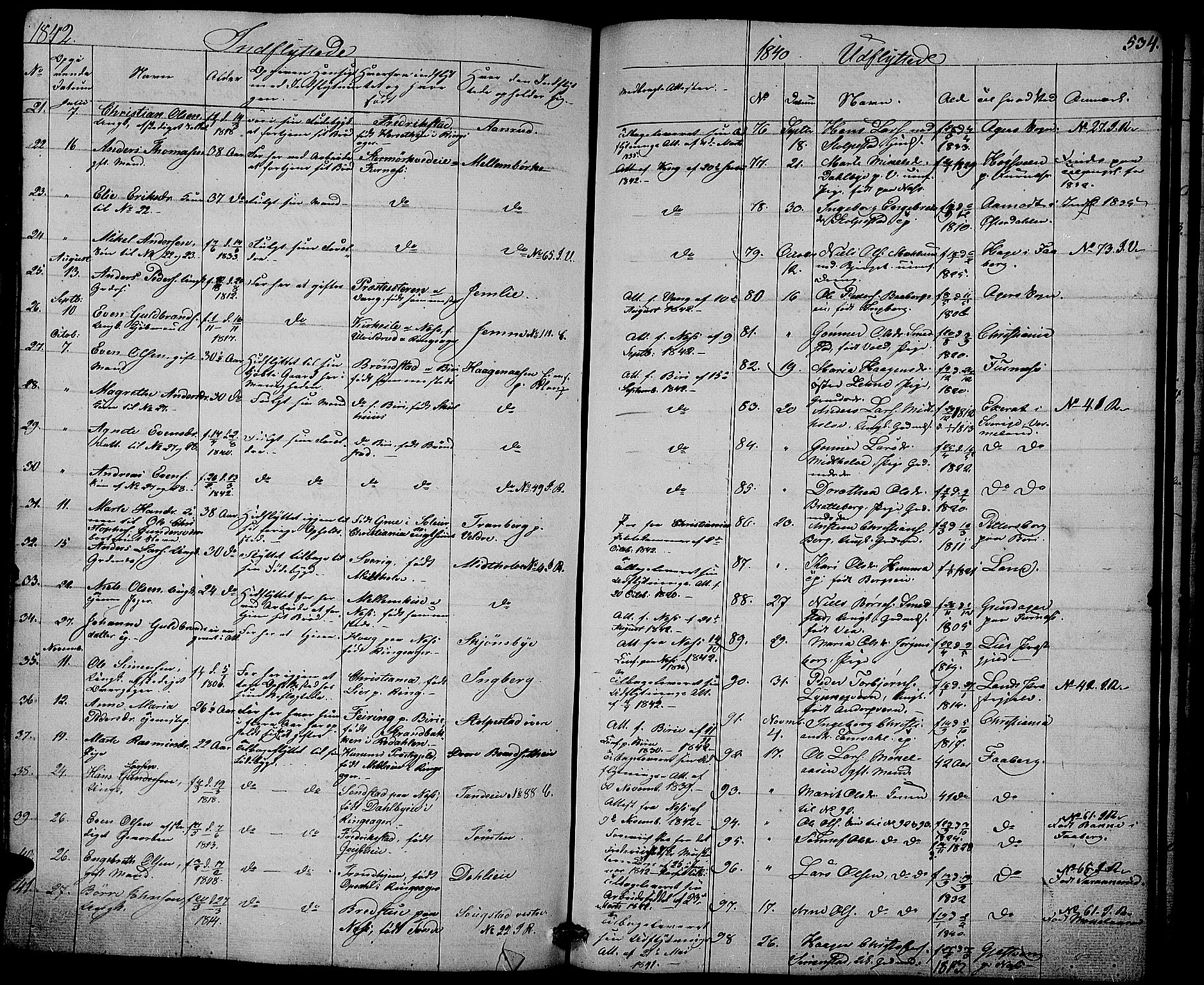 Ringsaker prestekontor, AV/SAH-PREST-014/L/La/L0005: Parish register (copy) no. 5, 1839-1850, p. 534