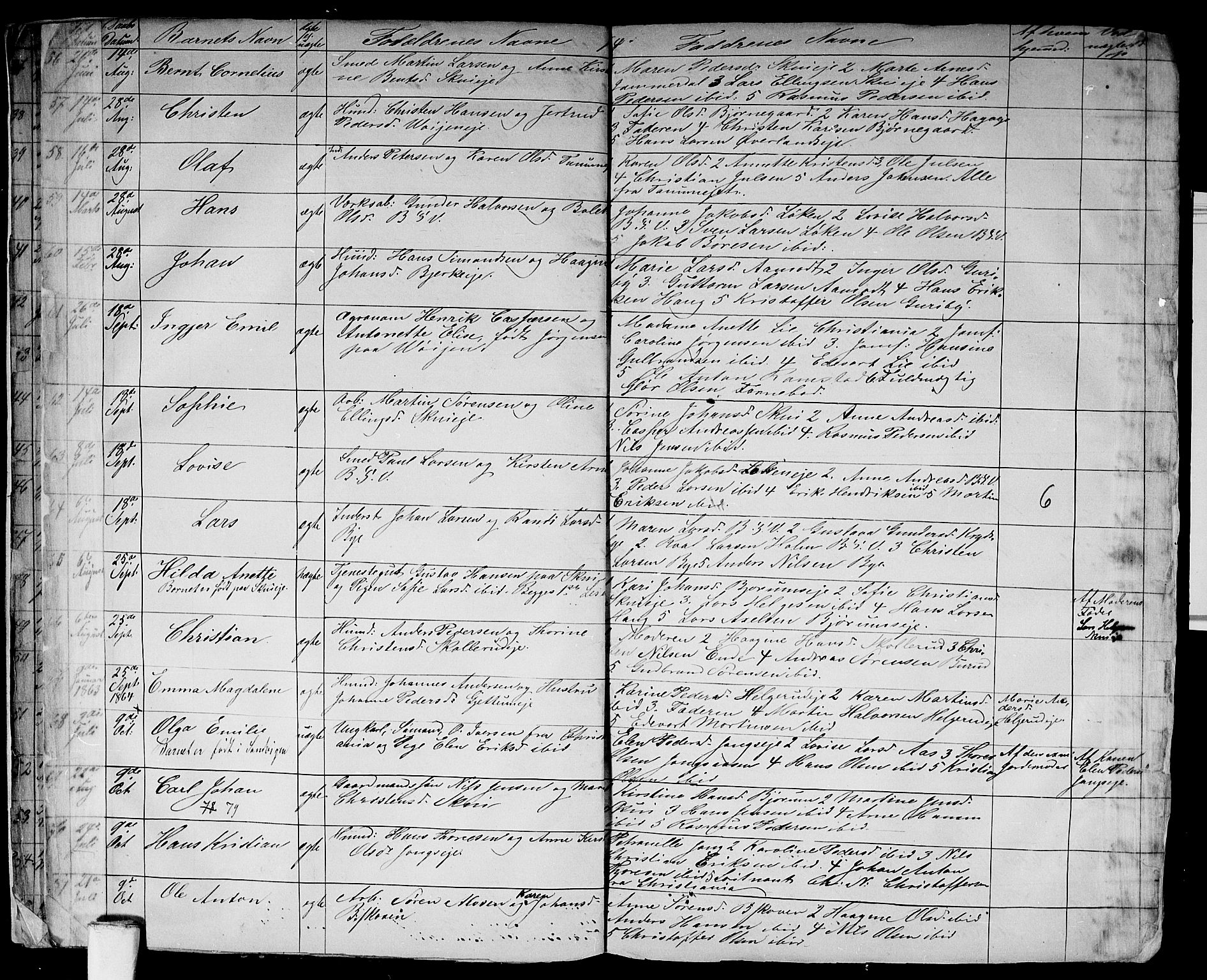 Asker prestekontor Kirkebøker, AV/SAO-A-10256a/G/Gb/L0001: Parish register (copy) no. II 1, 1856-1870