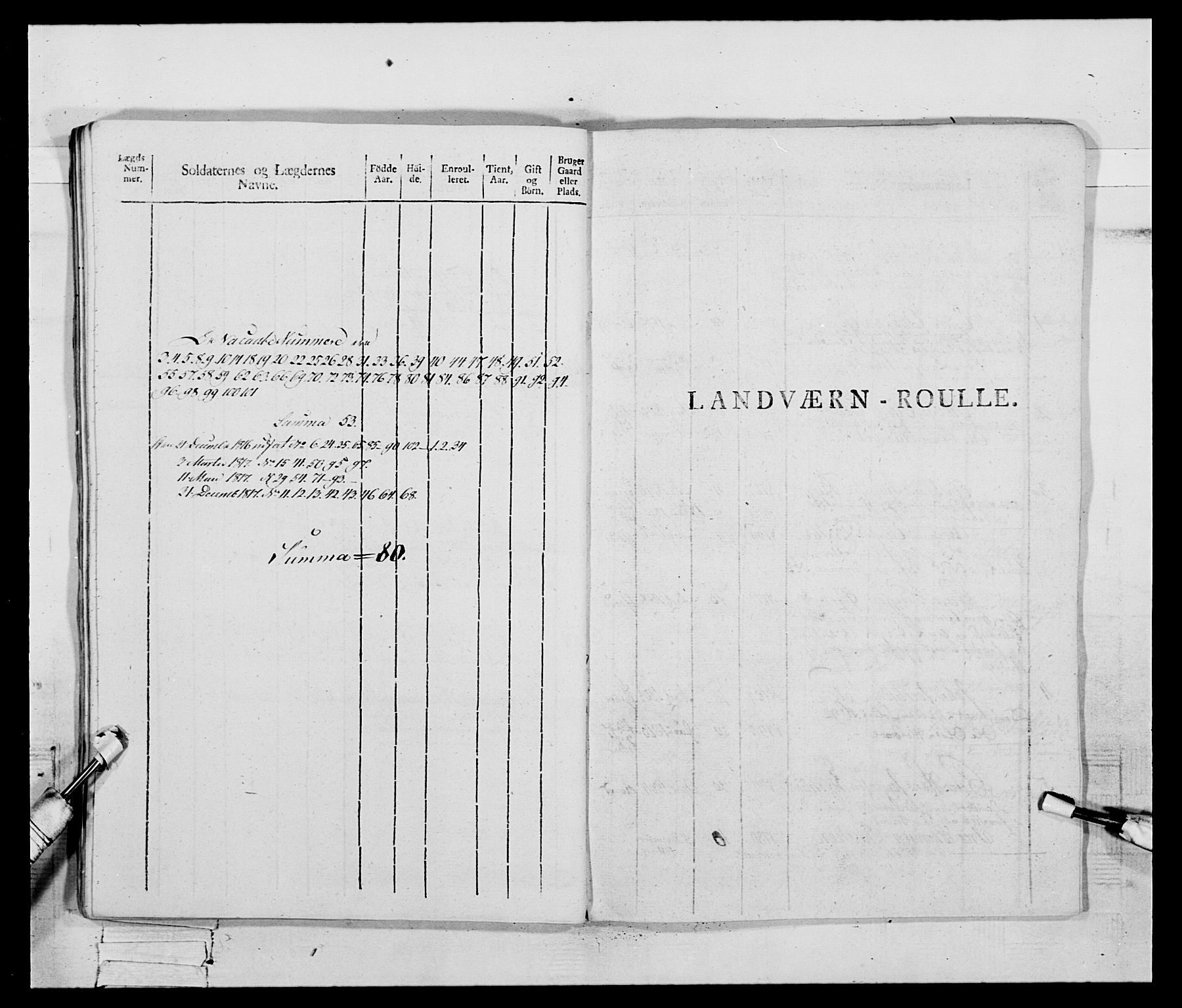 Generalitets- og kommissariatskollegiet, Det kongelige norske kommissariatskollegium, AV/RA-EA-5420/E/Eh/L0083c: 2. Trondheimske nasjonale infanteriregiment, 1810, p. 34