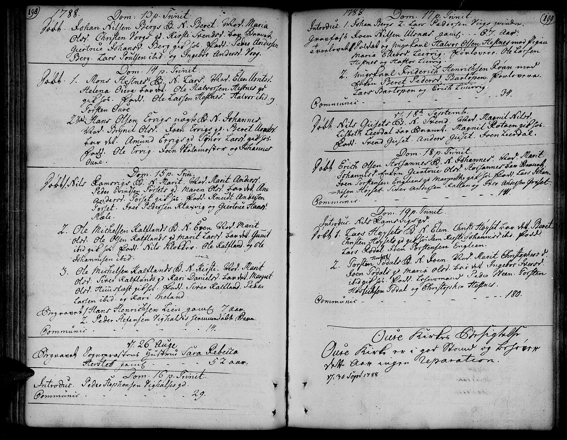 Ministerialprotokoller, klokkerbøker og fødselsregistre - Møre og Romsdal, AV/SAT-A-1454/578/L0902: Parish register (official) no. 578A01, 1772-1819, p. 198-199