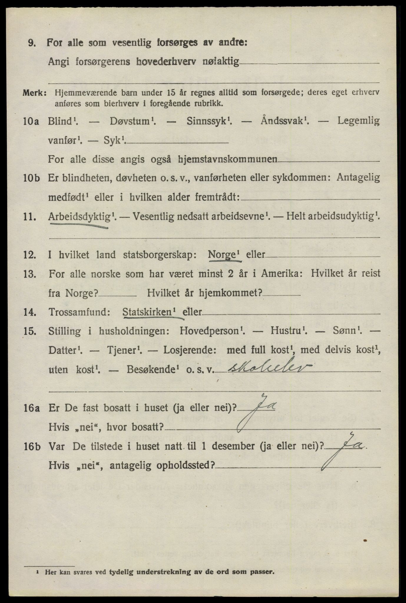 SAO, 1920 census for Frogn, 1920, p. 942