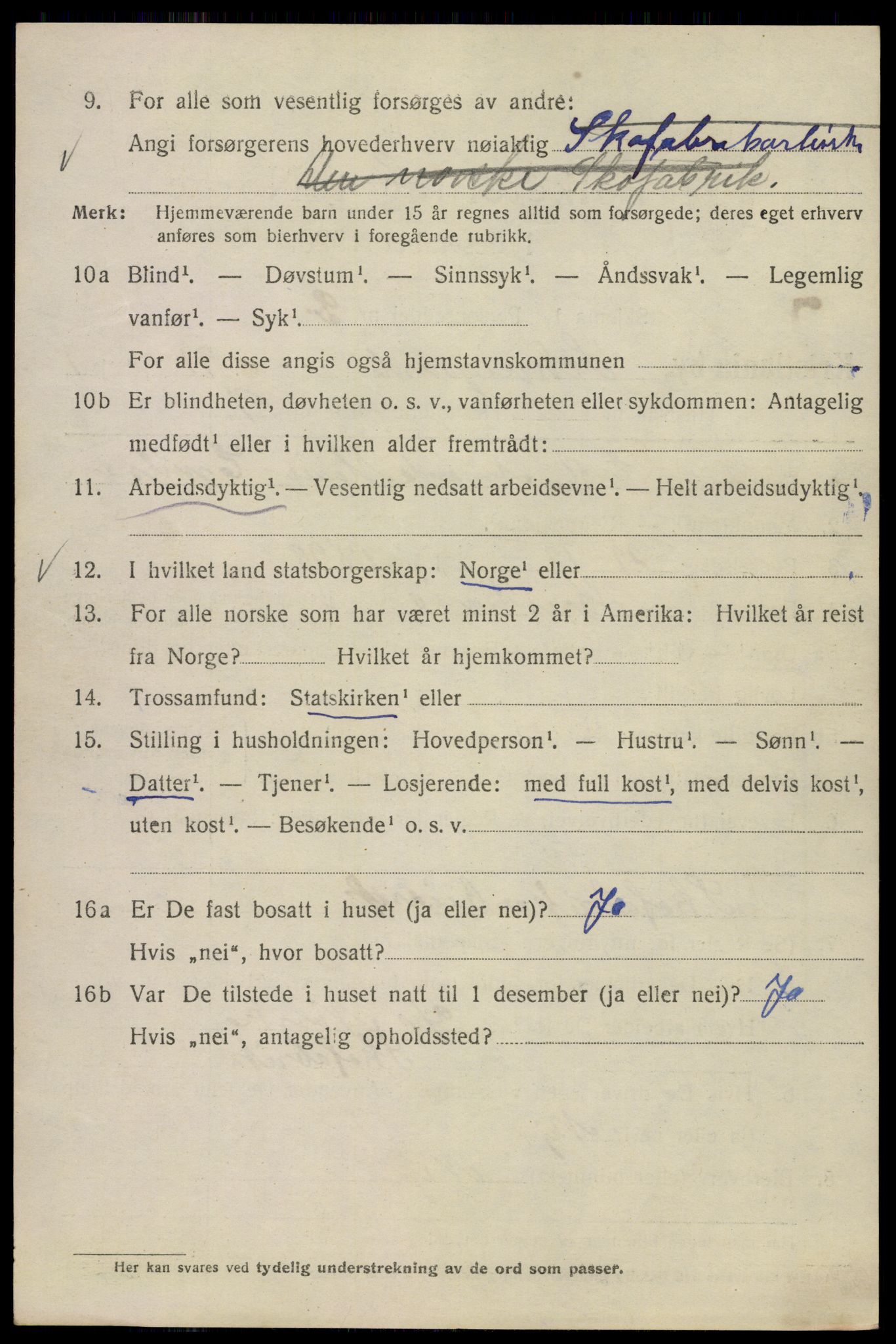 SAO, 1920 census for Kristiania, 1920, p. 498820