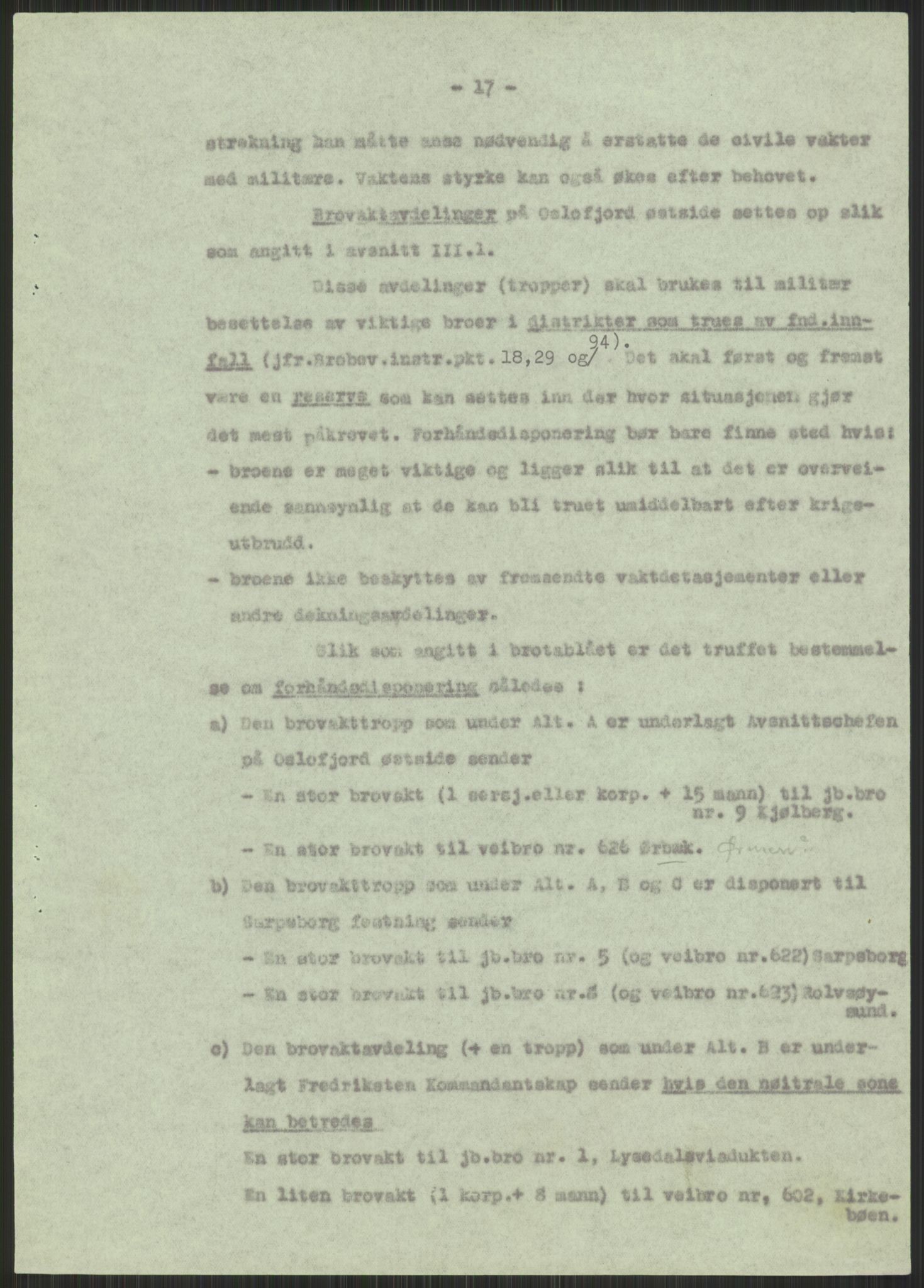 Forsvaret, Forsvarets krigshistoriske avdeling, AV/RA-RAFA-2017/Y/Yb/L0049: II-C-11-100  -  1. Divisjon, 1940, p. 47