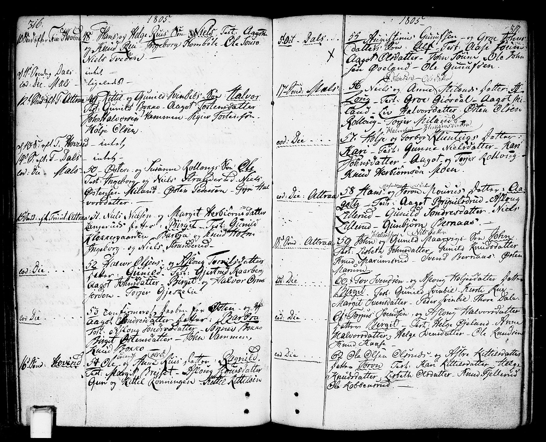 Tinn kirkebøker, SAKO/A-308/F/Fa/L0002: Parish register (official) no. I 2, 1757-1810, p. 316-317