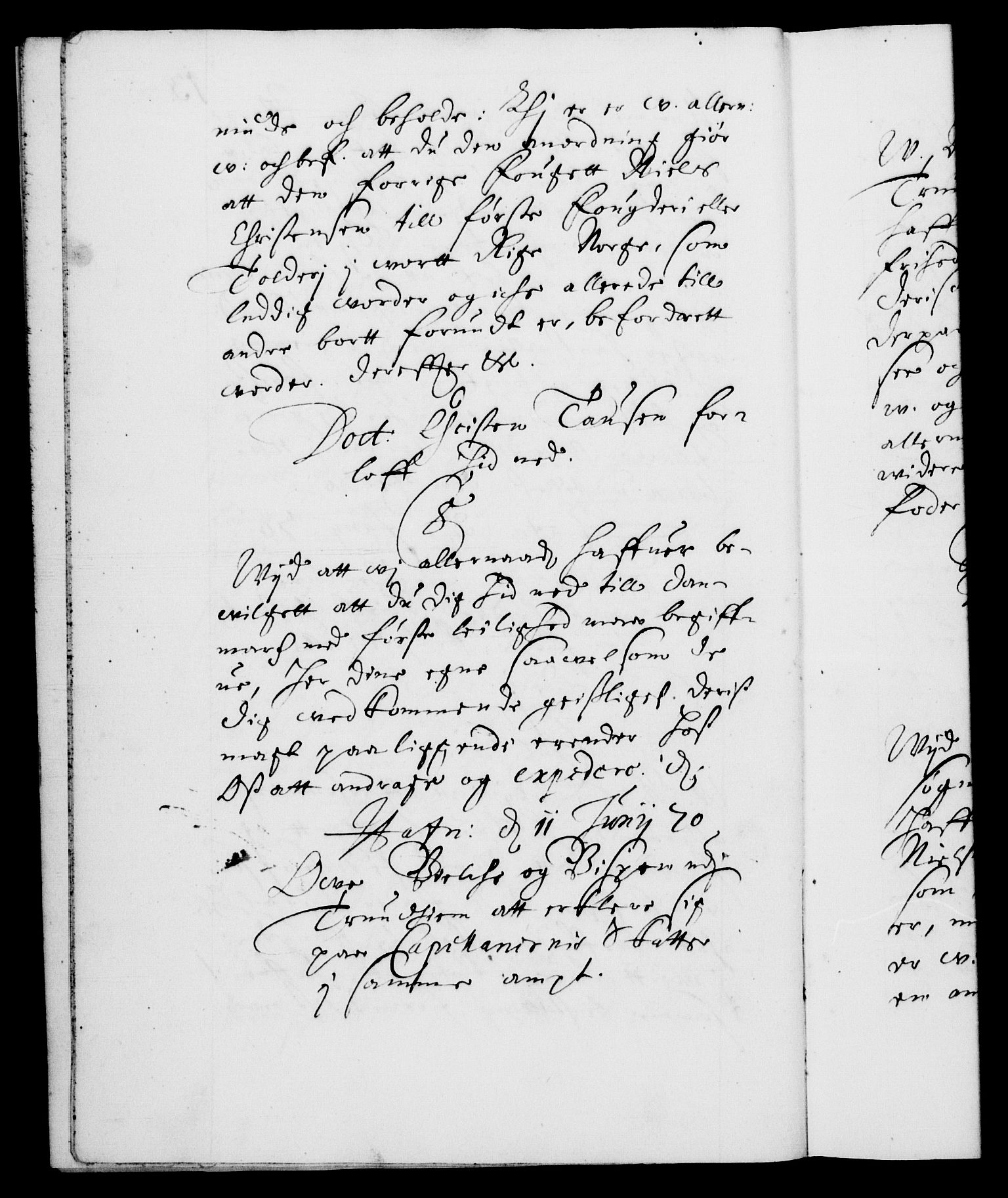 Danske Kanselli 1572-1799, AV/RA-EA-3023/F/Fc/Fca/Fcab/L0012: Norske tegnelser (mikrofilm), 1670-1683, p. 13b