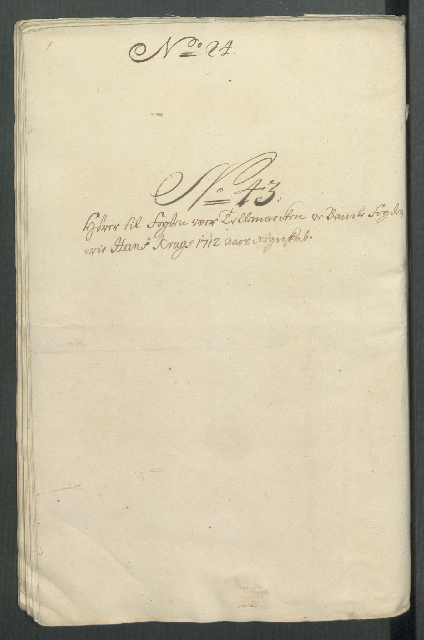 Rentekammeret inntil 1814, Reviderte regnskaper, Fogderegnskap, AV/RA-EA-4092/R36/L2123: Fogderegnskap Øvre og Nedre Telemark og Bamble, 1712, p. 342