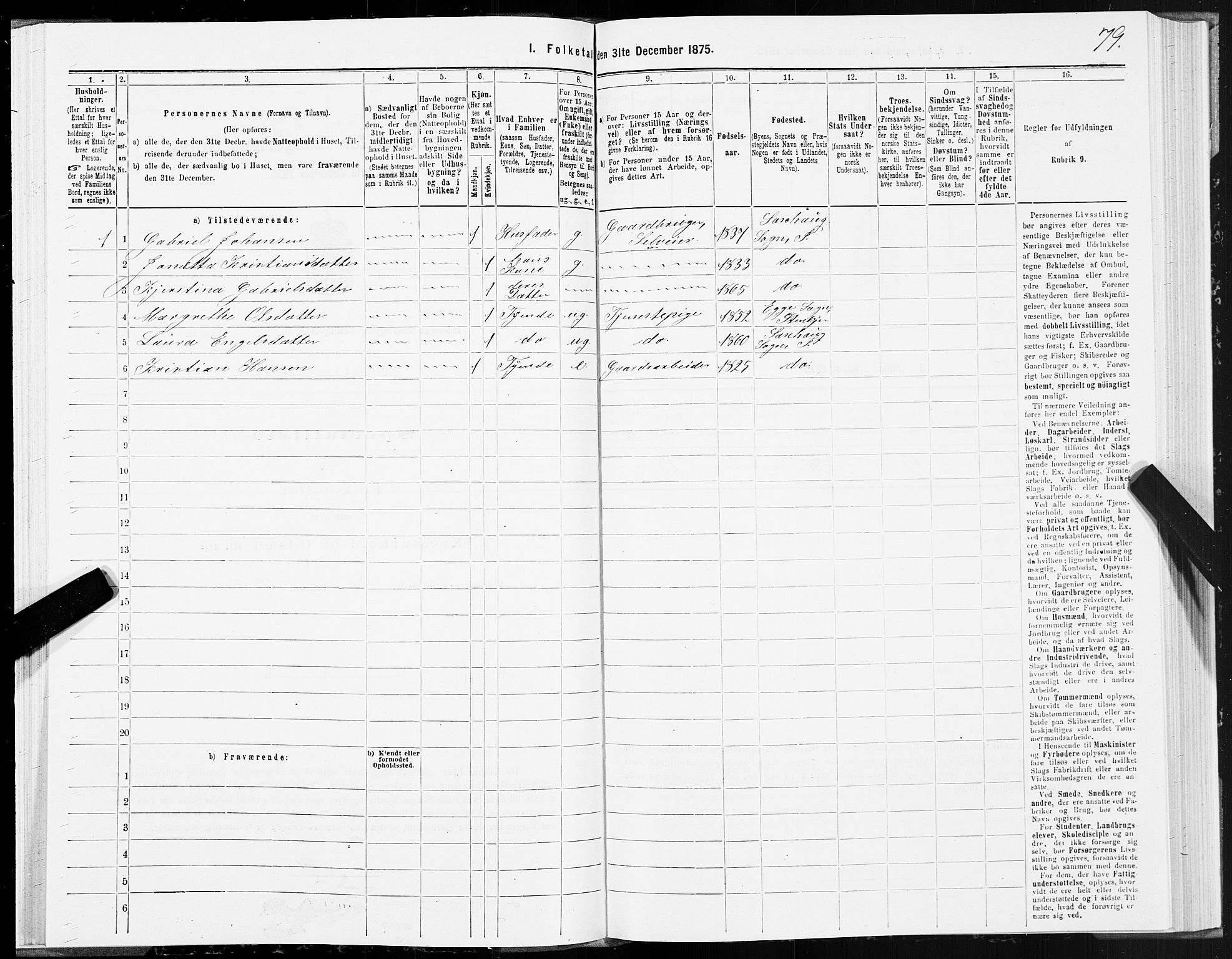 SAT, 1875 census for 1729P Inderøy, 1875, p. 4079