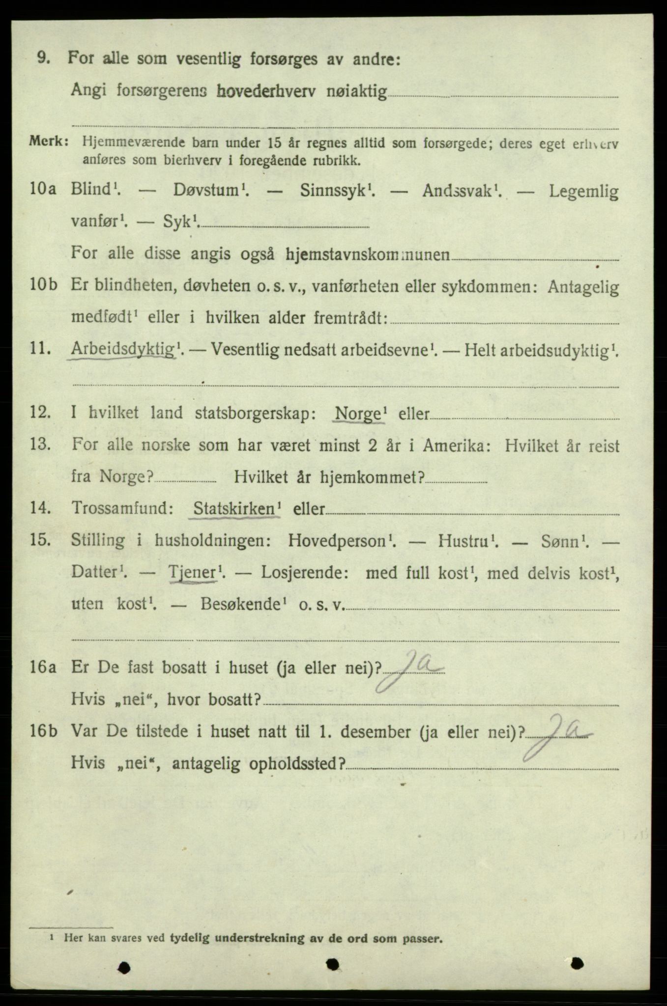 SAB, 1920 census for Kvinnherad, 1920, p. 5107