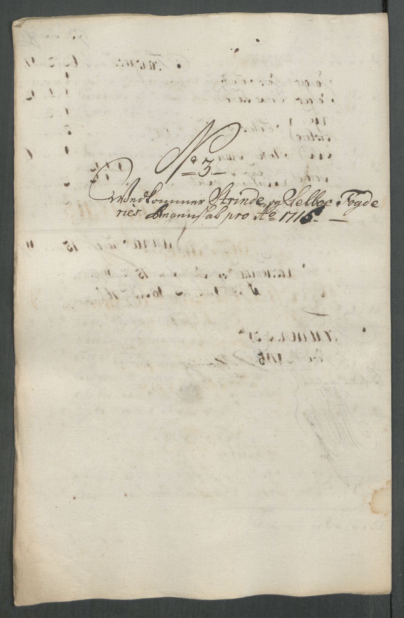 Rentekammeret inntil 1814, Reviderte regnskaper, Fogderegnskap, AV/RA-EA-4092/R61/L4115: Fogderegnskap Strinda og Selbu, 1715-1716, p. 65