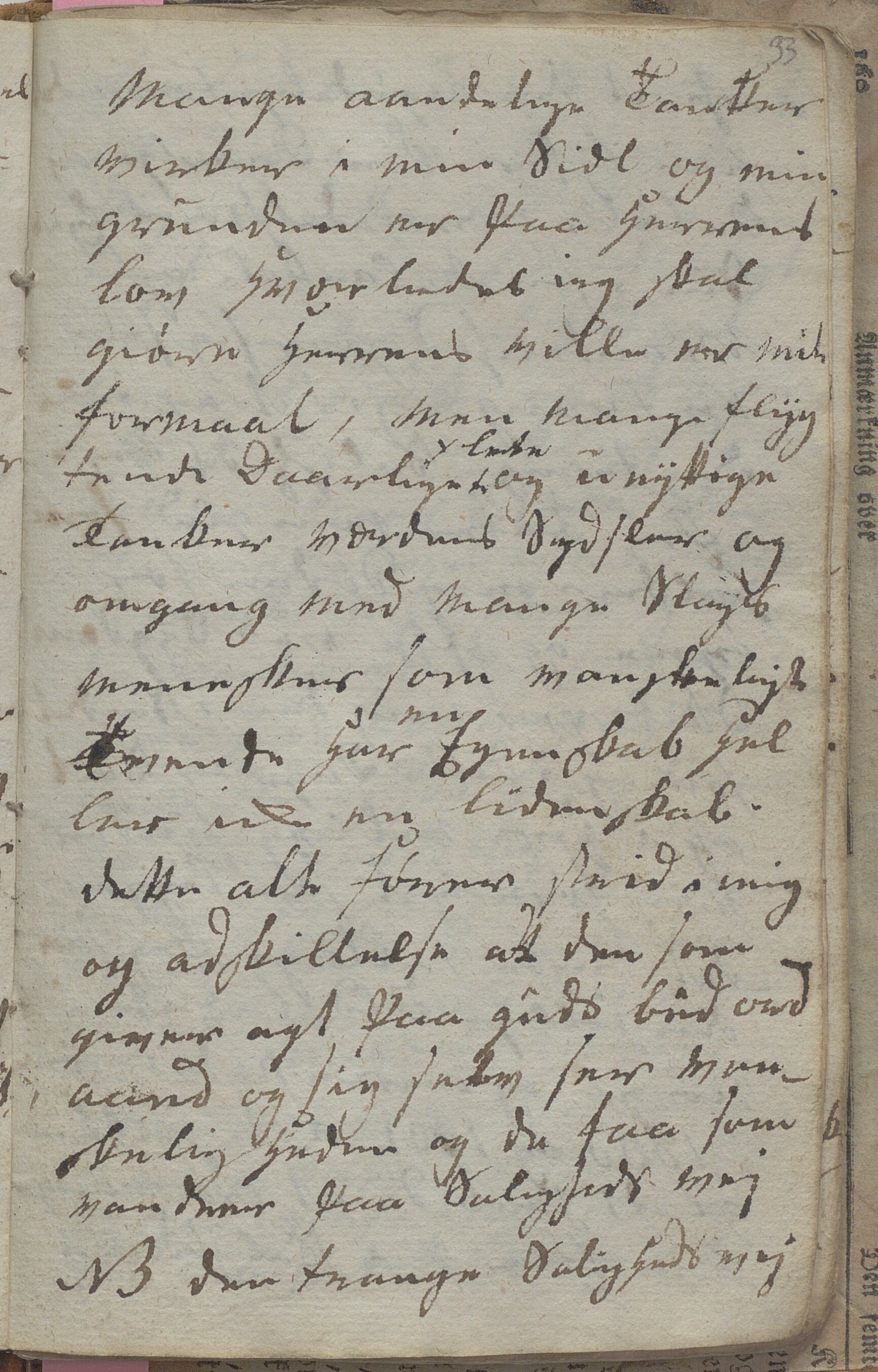 Heggtveitsamlingen, TMF/A-1007/H/L0045/0004: Brev, kopibøker, biografiske opptegnelser etc. / "Blegen", 1815-1830, p. 33