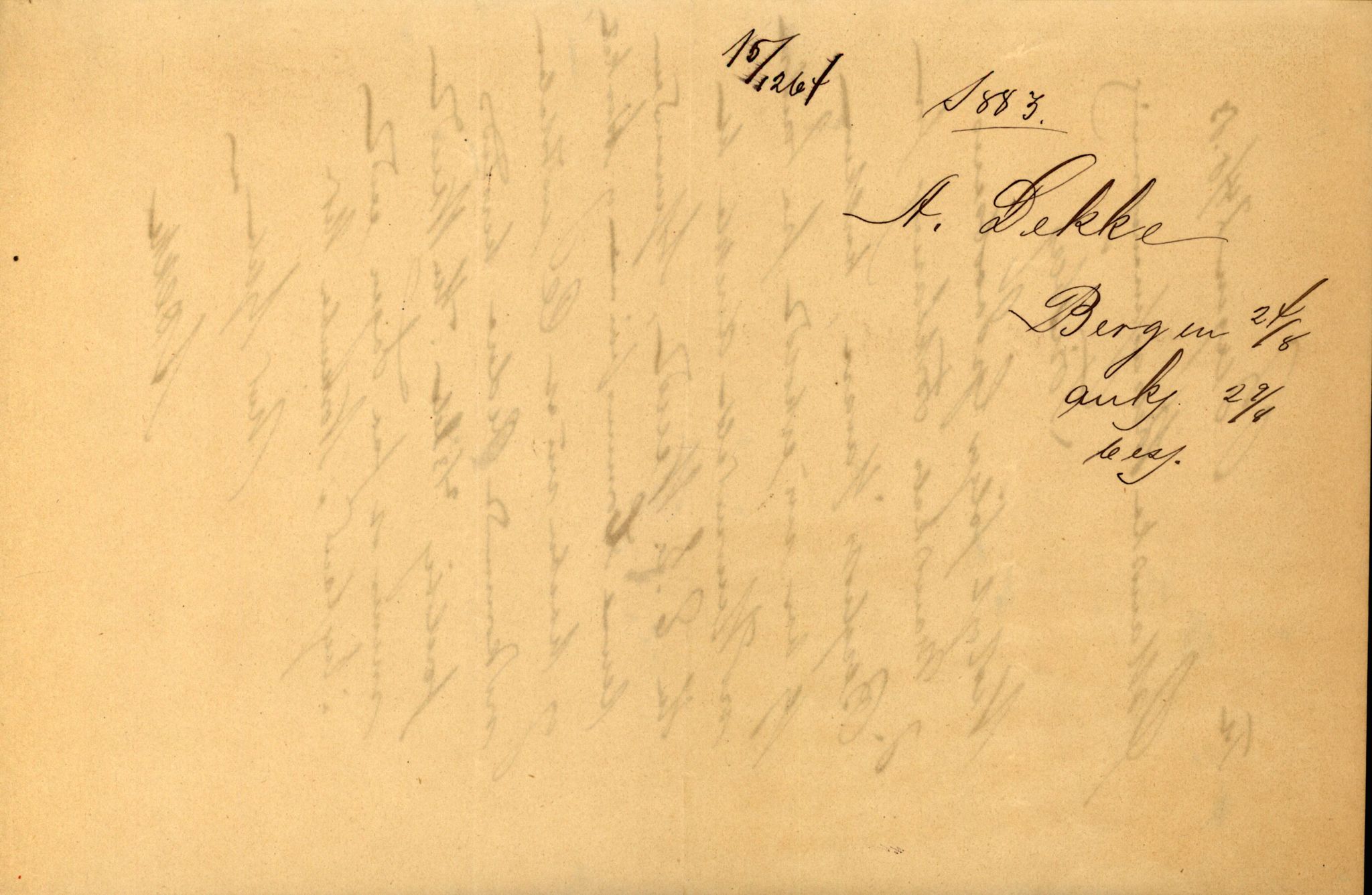 Pa 63 - Østlandske skibsassuranceforening, VEMU/A-1079/G/Ga/L0015/0011: Havaridokumenter / Carl Johan, Bergljot, Baticola, Saga, 1882, p. 29
