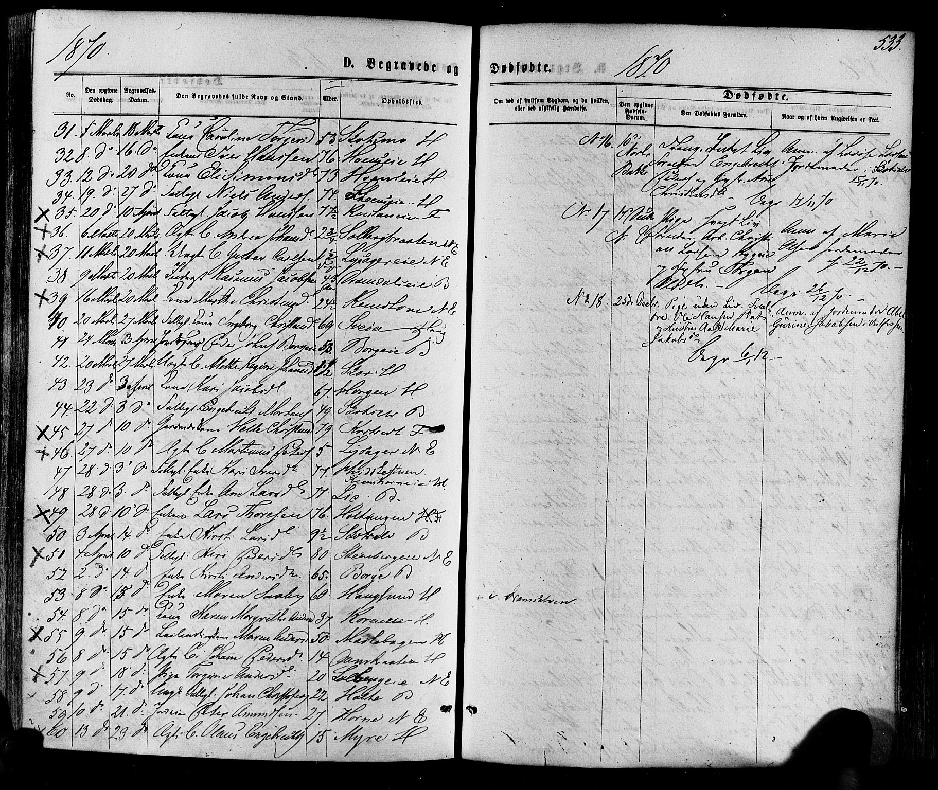 Eiker kirkebøker, AV/SAKO-A-4/F/Fa/L0017: Parish register (official) no. I 17, 1869-1877, p. 533