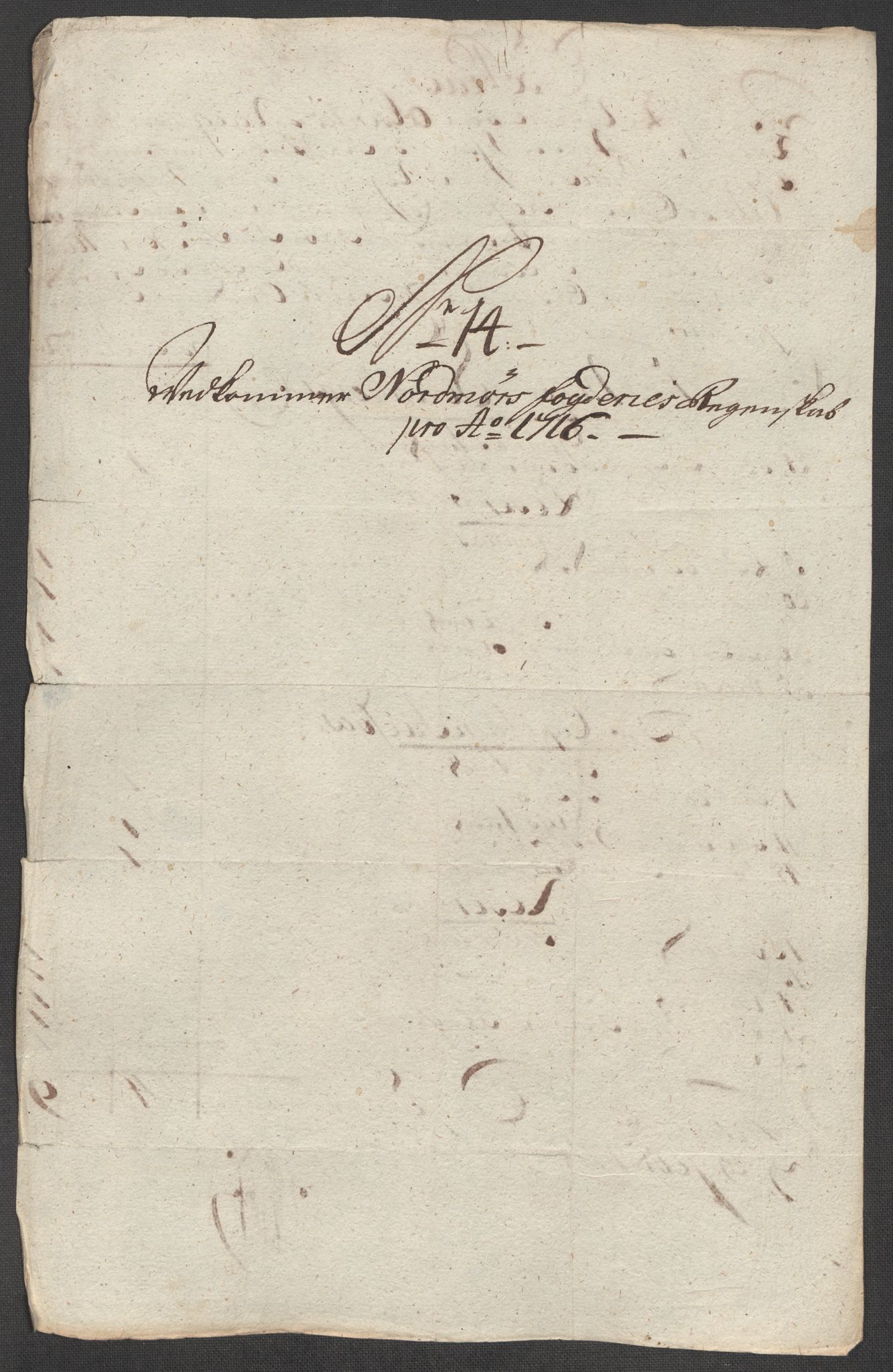 Rentekammeret inntil 1814, Reviderte regnskaper, Fogderegnskap, AV/RA-EA-4092/R56/L3749: Fogderegnskap Nordmøre, 1716, p. 121