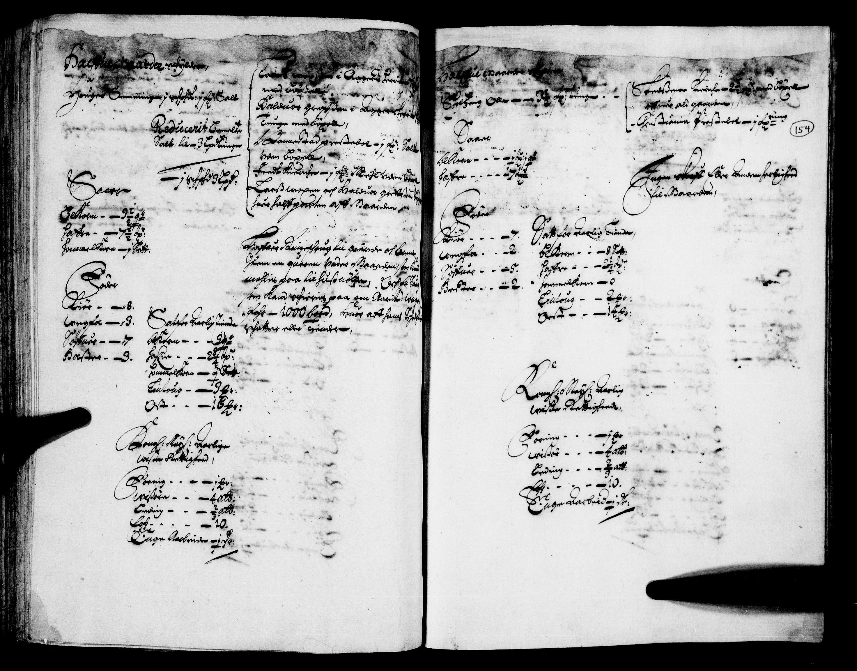 Rentekammeret inntil 1814, Realistisk ordnet avdeling, AV/RA-EA-4070/N/Nb/Nba/L0007: Nedre Romerike fogderi, 1. del, 1666, p. 153b-154a