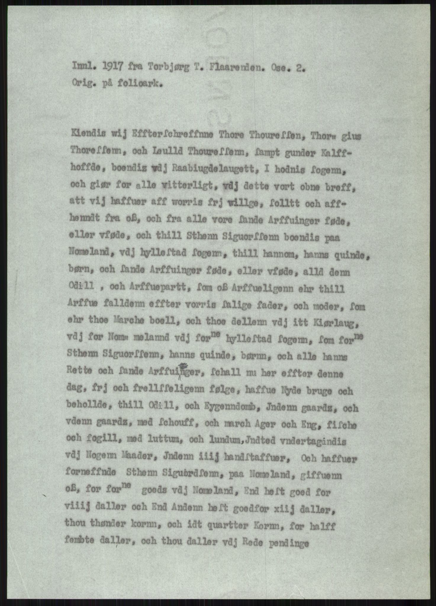 Samlinger til kildeutgivelse, Diplomavskriftsamlingen, AV/RA-EA-4053/H/Ha, p. 1999