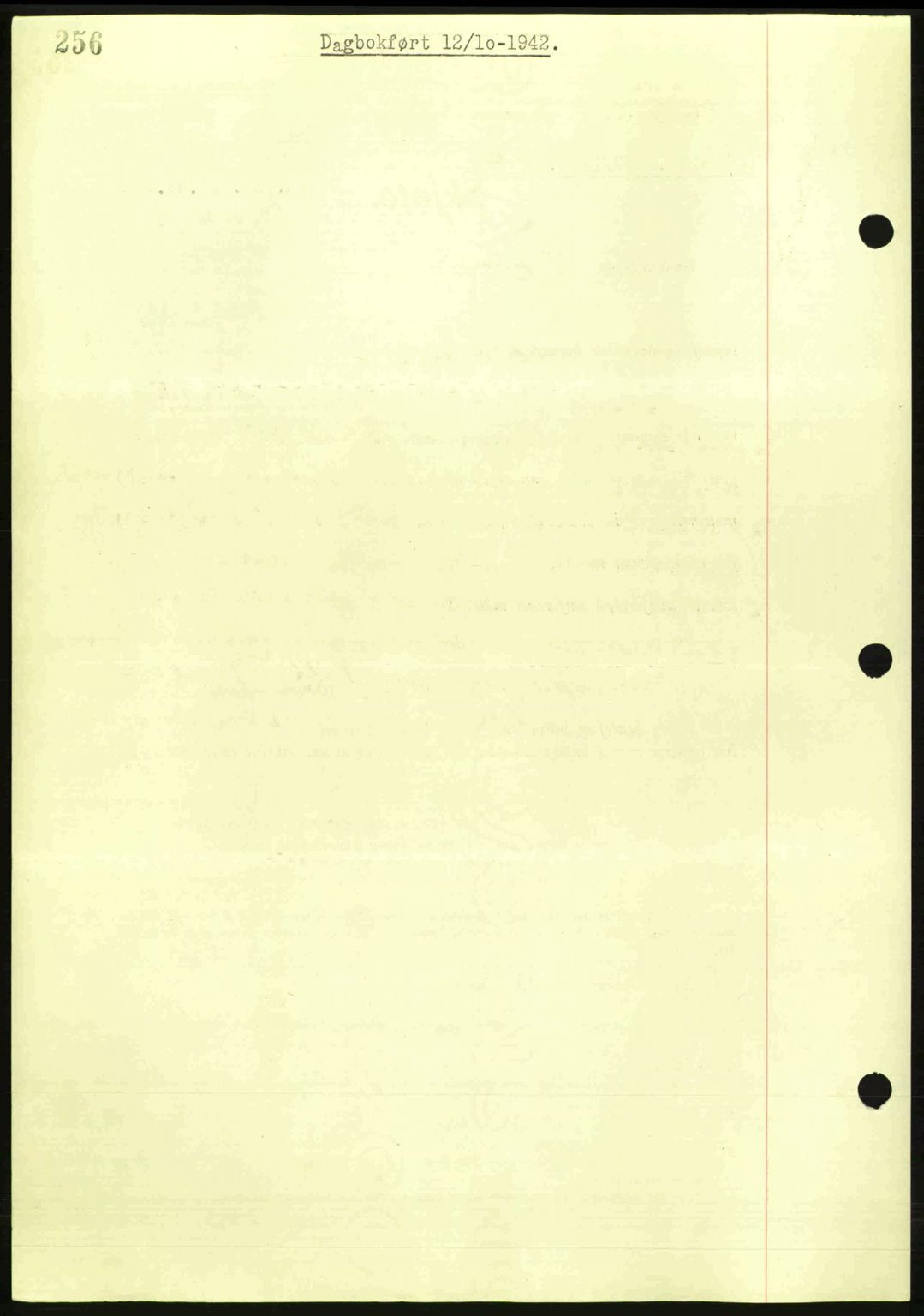 Steigen og Ofoten sorenskriveri, AV/SAT-A-0030/1/2/2C: Mortgage book no. A9-12, 1942-1946, Diary no: : 2019/1942