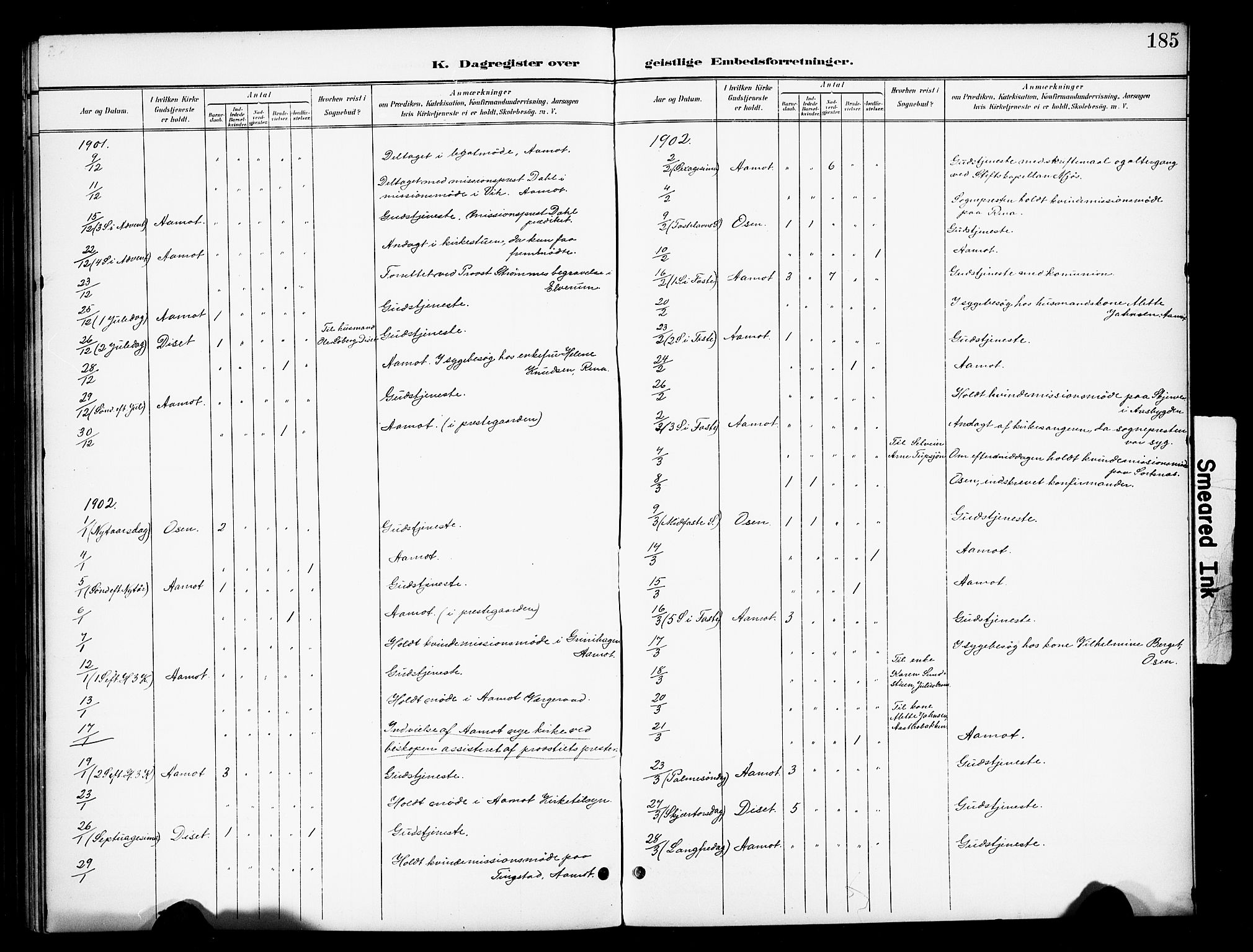 Åmot prestekontor, Hedmark, AV/SAH-PREST-056/H/Ha/Haa/L0013: Parish register (official) no. 13, 1898-1906, p. 185