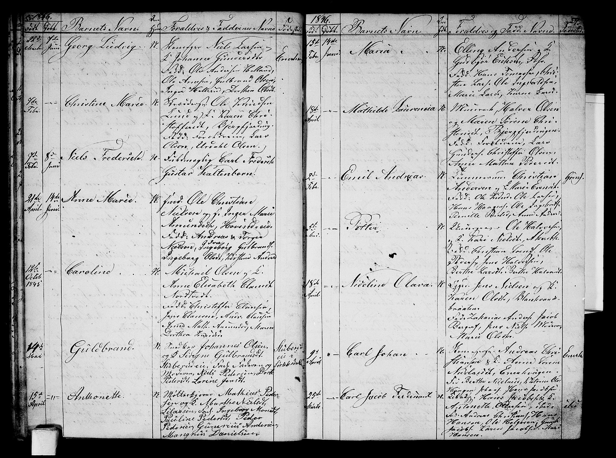 Aker prestekontor kirkebøker, AV/SAO-A-10861/G/L0008: Parish register (copy) no. 8, 1845-1848, p. 58-59