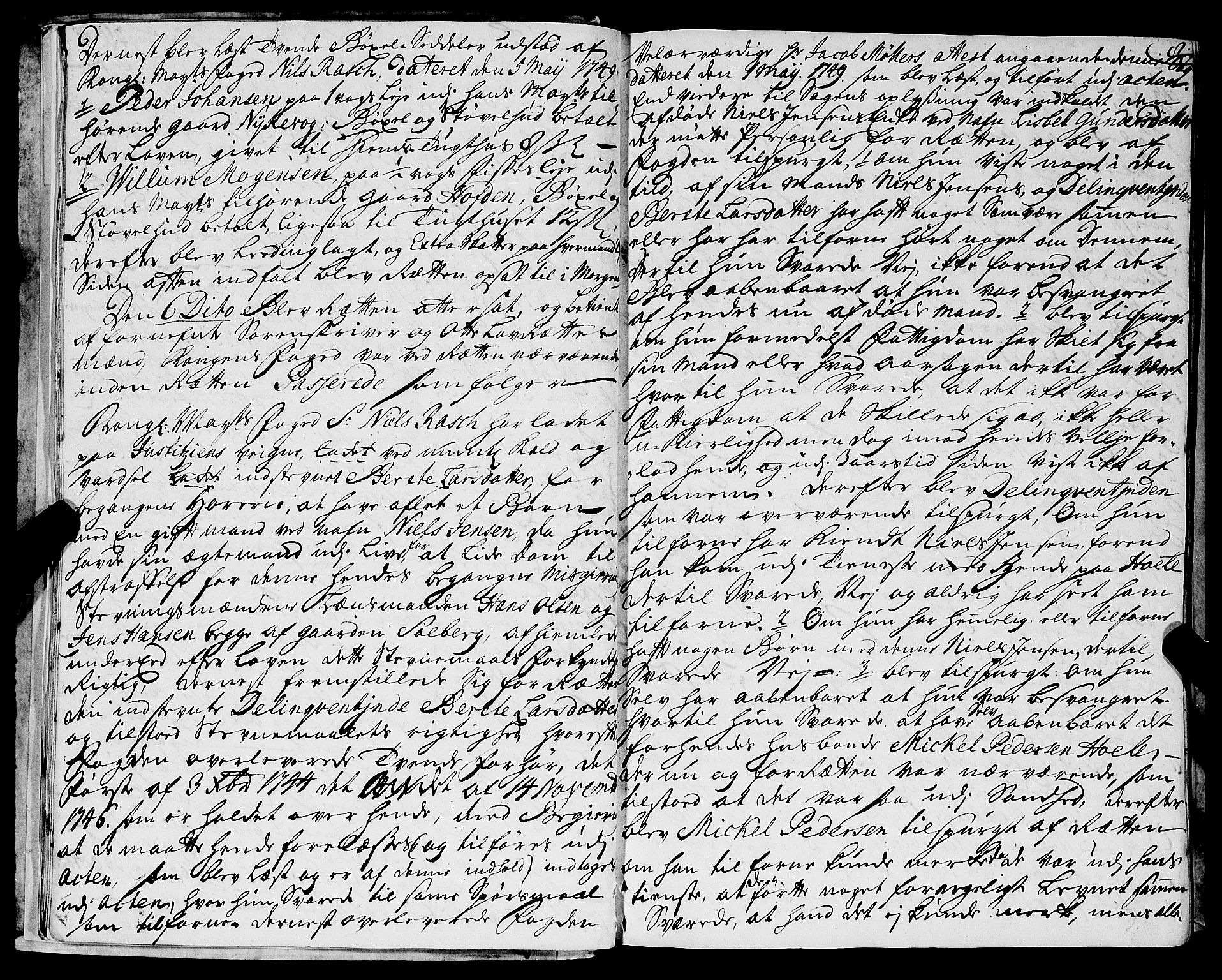 Vesterålen sorenskriveri, SAT/A-4180/1/1/1A/L0005: Tingbok, 1748-1760, p. 7b-8a