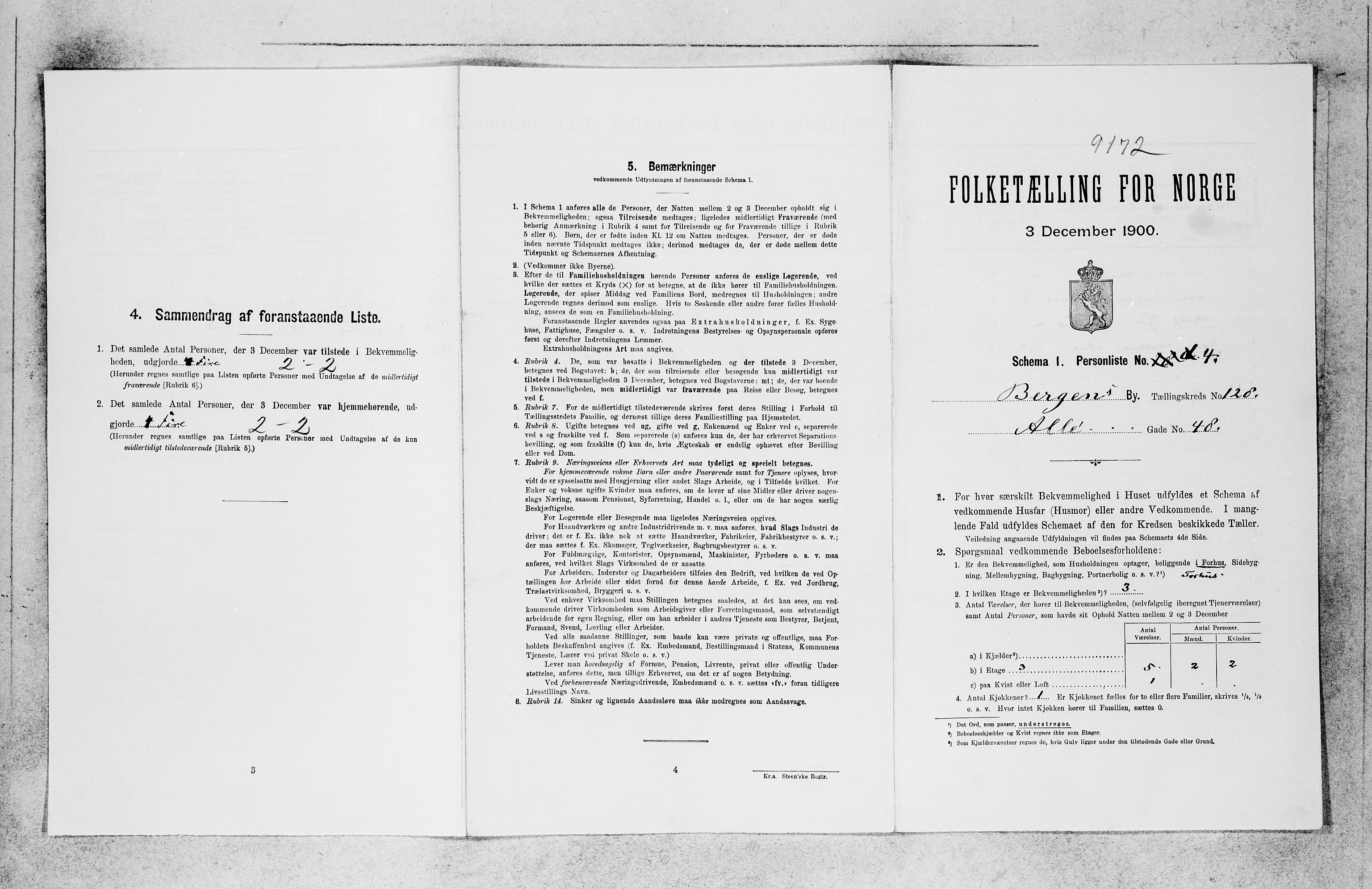 SAB, 1900 census for Bergen, 1900, p. 26503