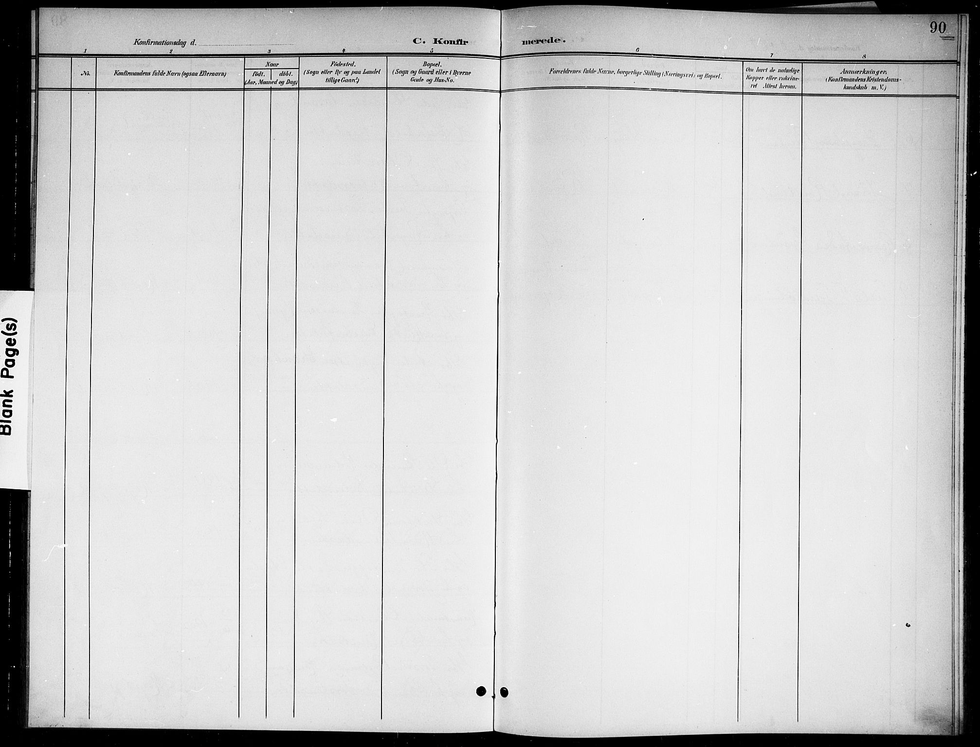 Sigdal kirkebøker, SAKO/A-245/G/Gb/L0003: Parish register (copy) no. II 3, 1901-1916, p. 90