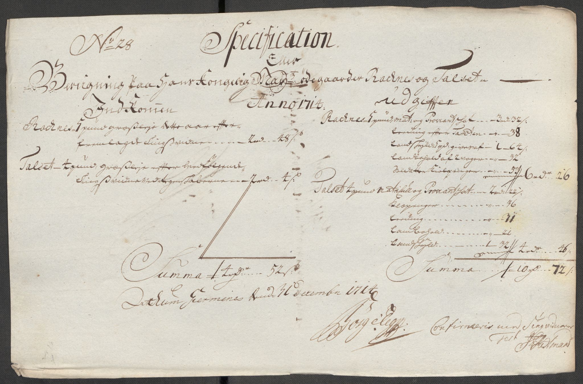 Rentekammeret inntil 1814, Reviderte regnskaper, Fogderegnskap, RA/EA-4092/R55/L3662: Fogderegnskap Romsdal, 1713-1714, p. 465