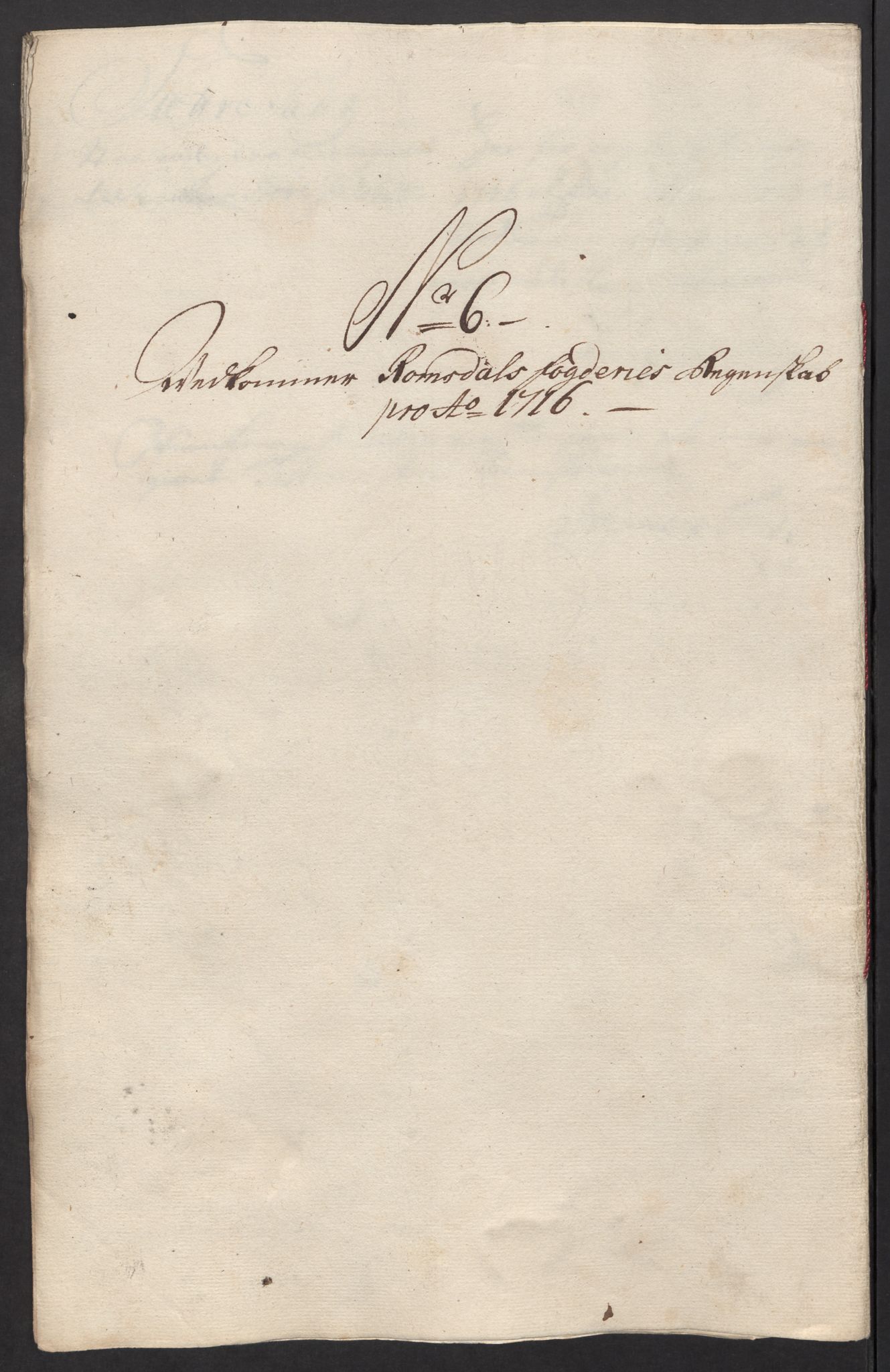 Rentekammeret inntil 1814, Reviderte regnskaper, Fogderegnskap, RA/EA-4092/R55/L3663: Fogderegnskap Romsdal, 1715-1716, p. 353