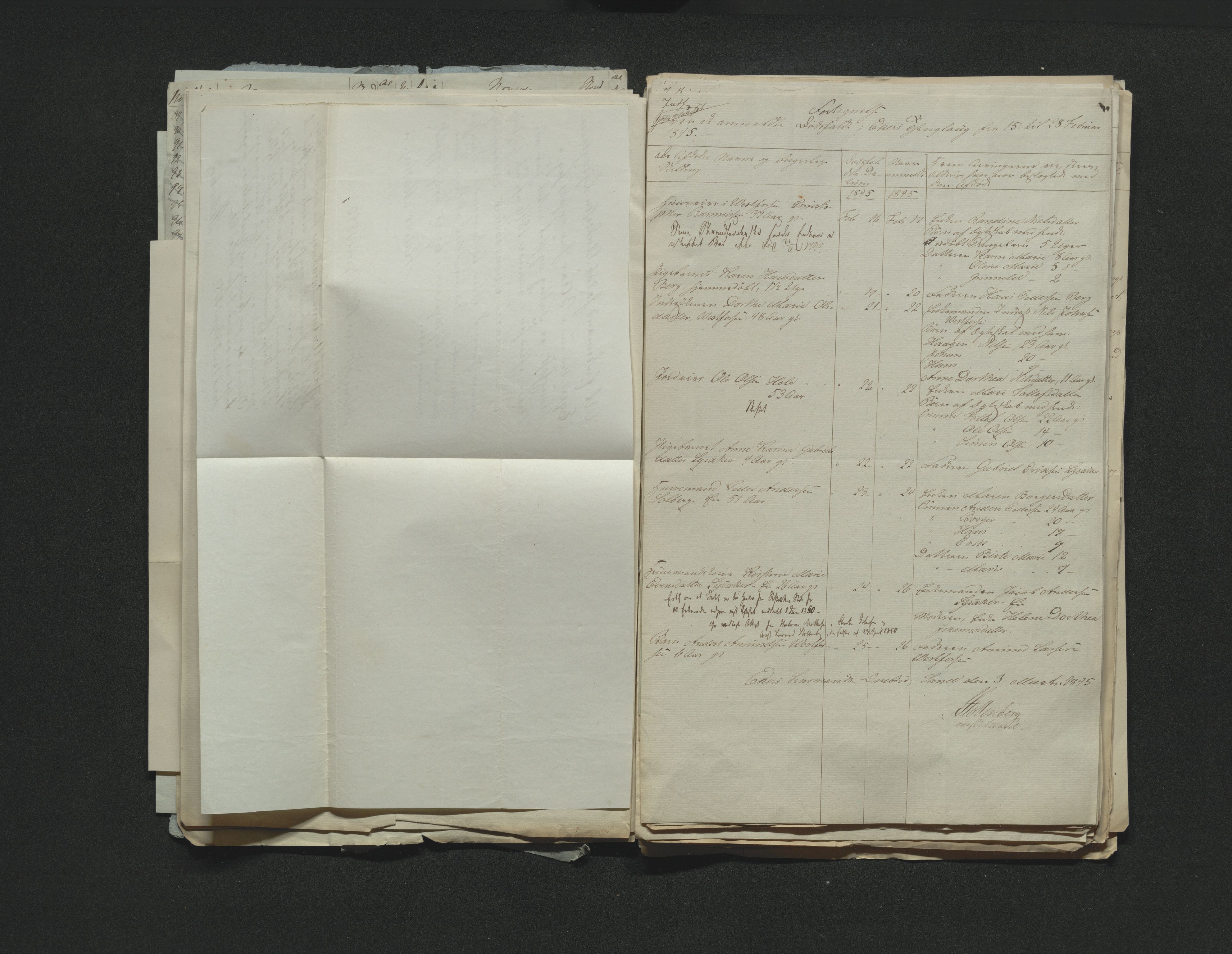 Eiker, Modum og Sigdal sorenskriveri, AV/SAKO-A-123/H/Ha/Hab/L0006: Dødsfallsmeldinger, 1841-1845