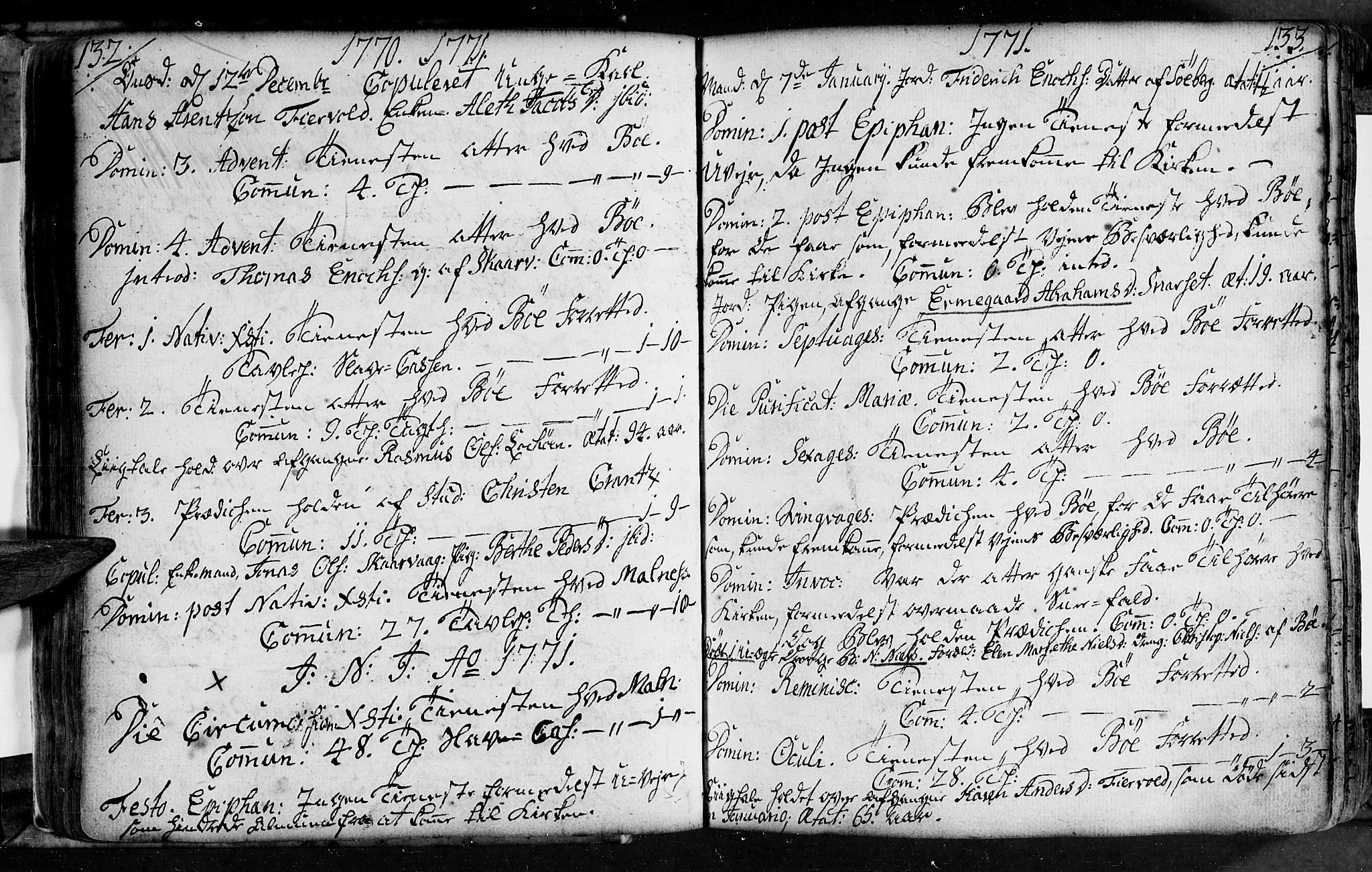 Ministerialprotokoller, klokkerbøker og fødselsregistre - Nordland, AV/SAT-A-1459/891/L1297: Parish register (official) no. 891A02, 1759-1820, p. 132-133