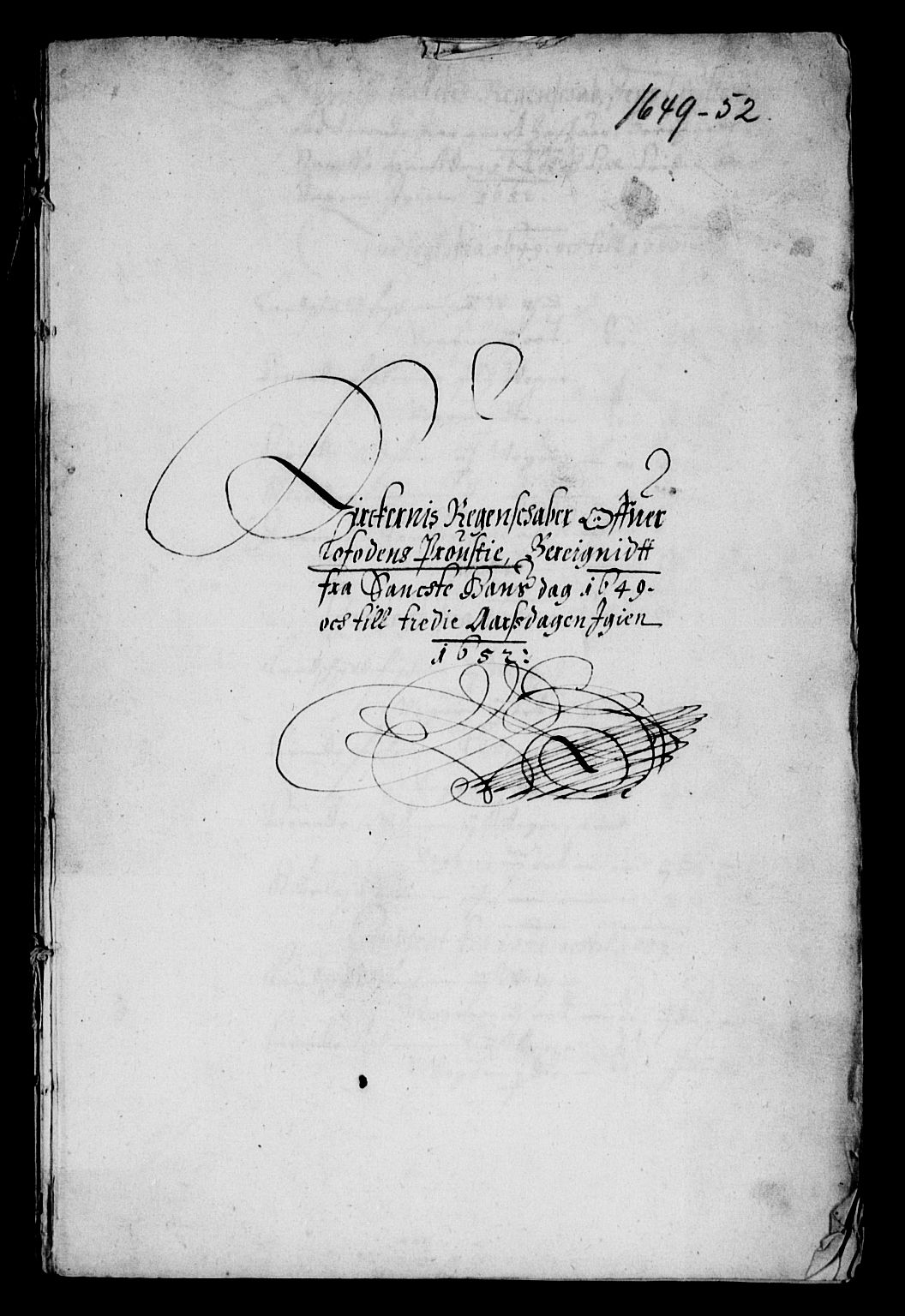 Rentekammeret inntil 1814, Reviderte regnskaper, Lensregnskaper, AV/RA-EA-5023/R/Rb/Rbz/L0037: Nordlandenes len, 1648-1655