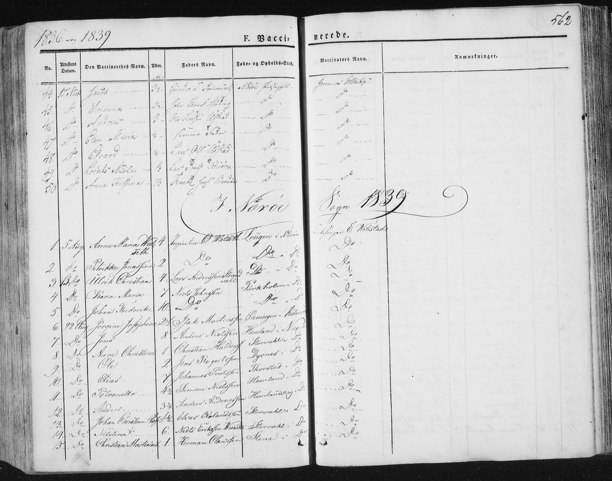 Ministerialprotokoller, klokkerbøker og fødselsregistre - Nord-Trøndelag, SAT/A-1458/784/L0669: Parish register (official) no. 784A04, 1829-1859, p. 562