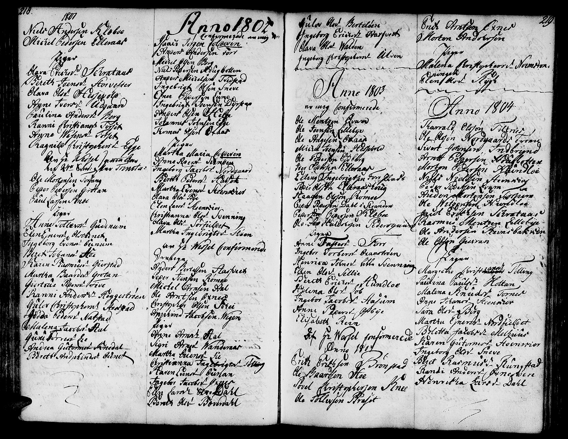 Ministerialprotokoller, klokkerbøker og fødselsregistre - Nord-Trøndelag, SAT/A-1458/746/L0440: Parish register (official) no. 746A02, 1760-1815, p. 218-219