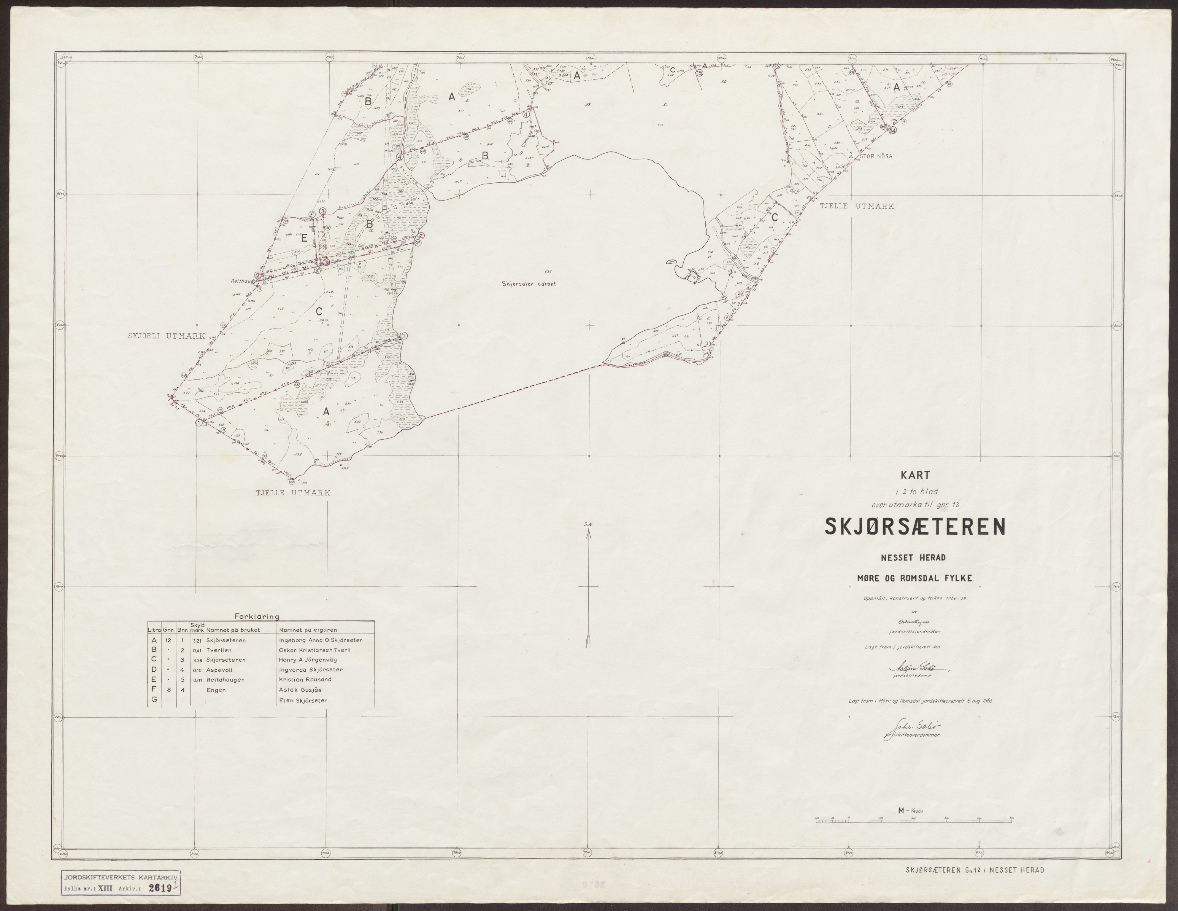 Jordskifteverkets kartarkiv, RA/S-3929/T, 1859-1988, p. 3290