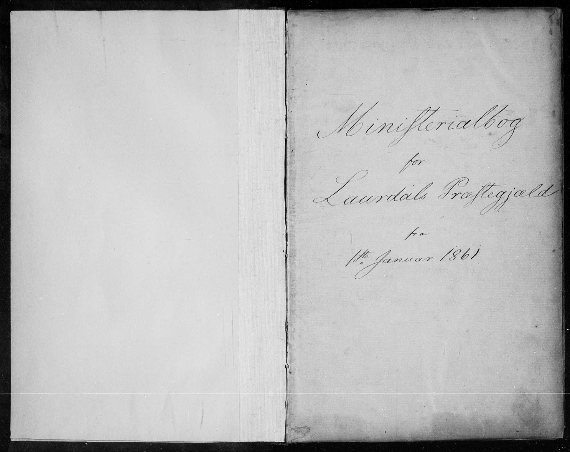 Lårdal kirkebøker, SAKO/A-284/F/Fa/L0006: Parish register (official) no. I 6, 1861-1886, p. 1