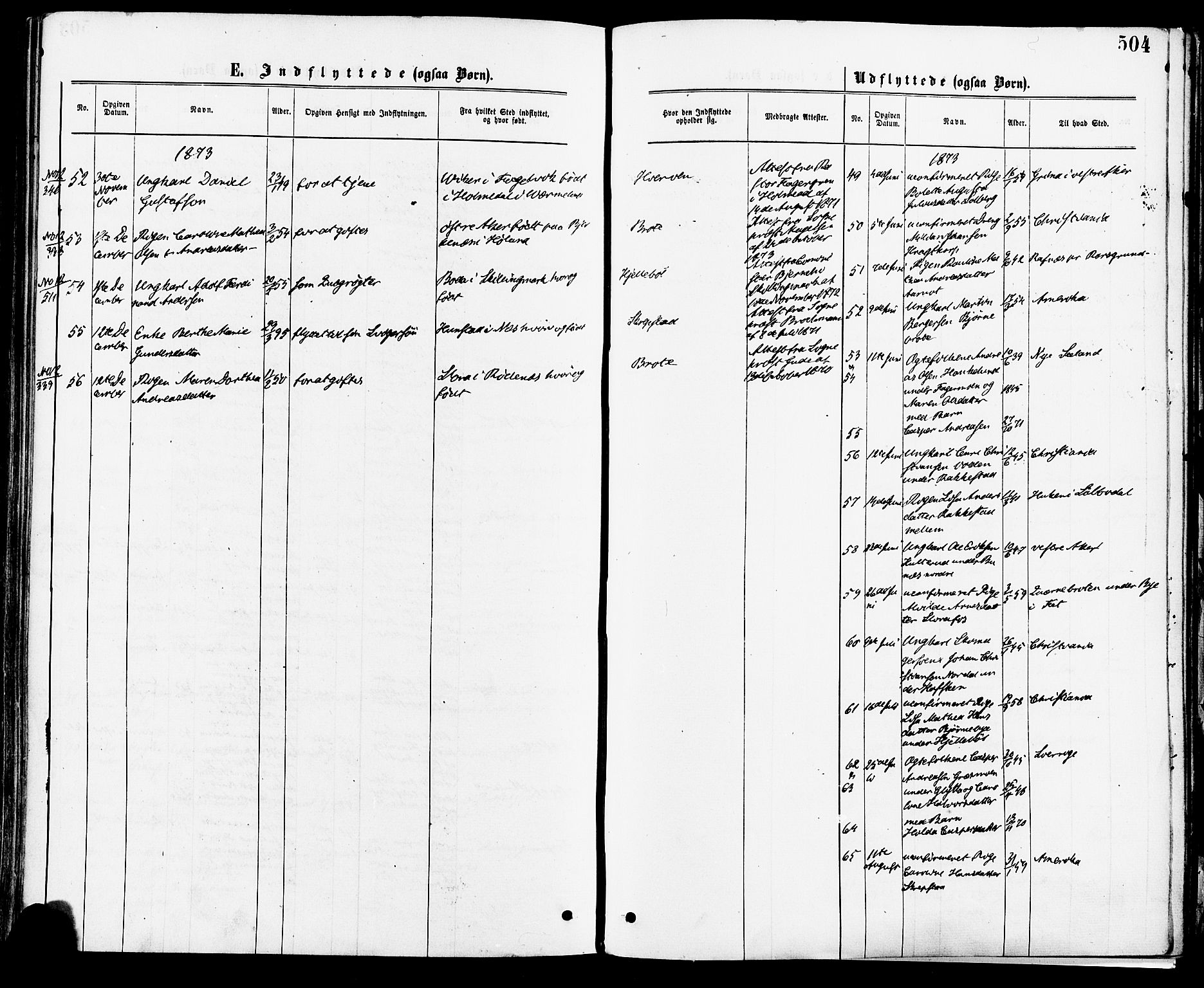 Høland prestekontor Kirkebøker, AV/SAO-A-10346a/F/Fa/L0012.a: Parish register (official) no. I 12A, 1869-1879, p. 504