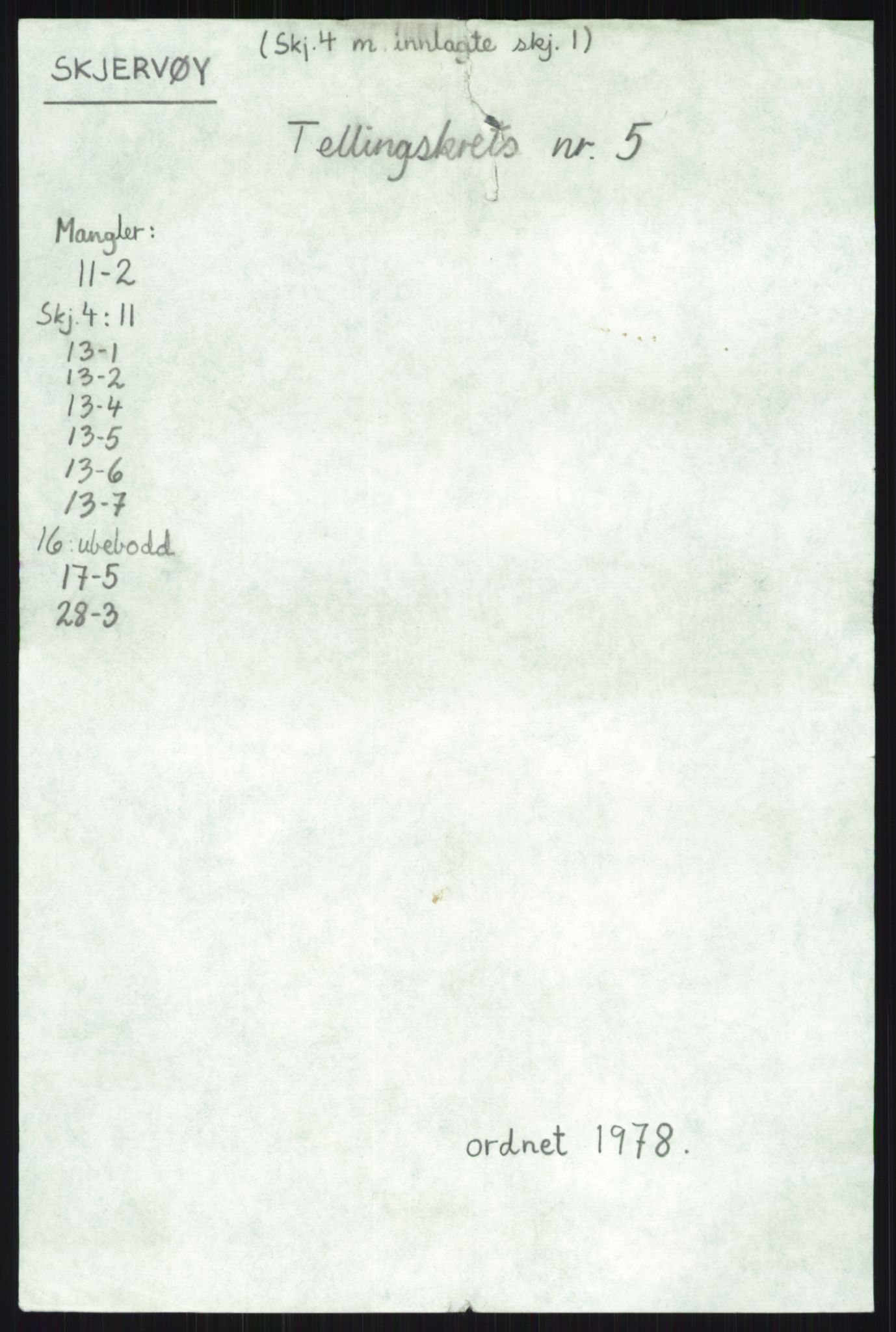 SATØ, 1920 census for Skjervøy, 1920, p. 2916