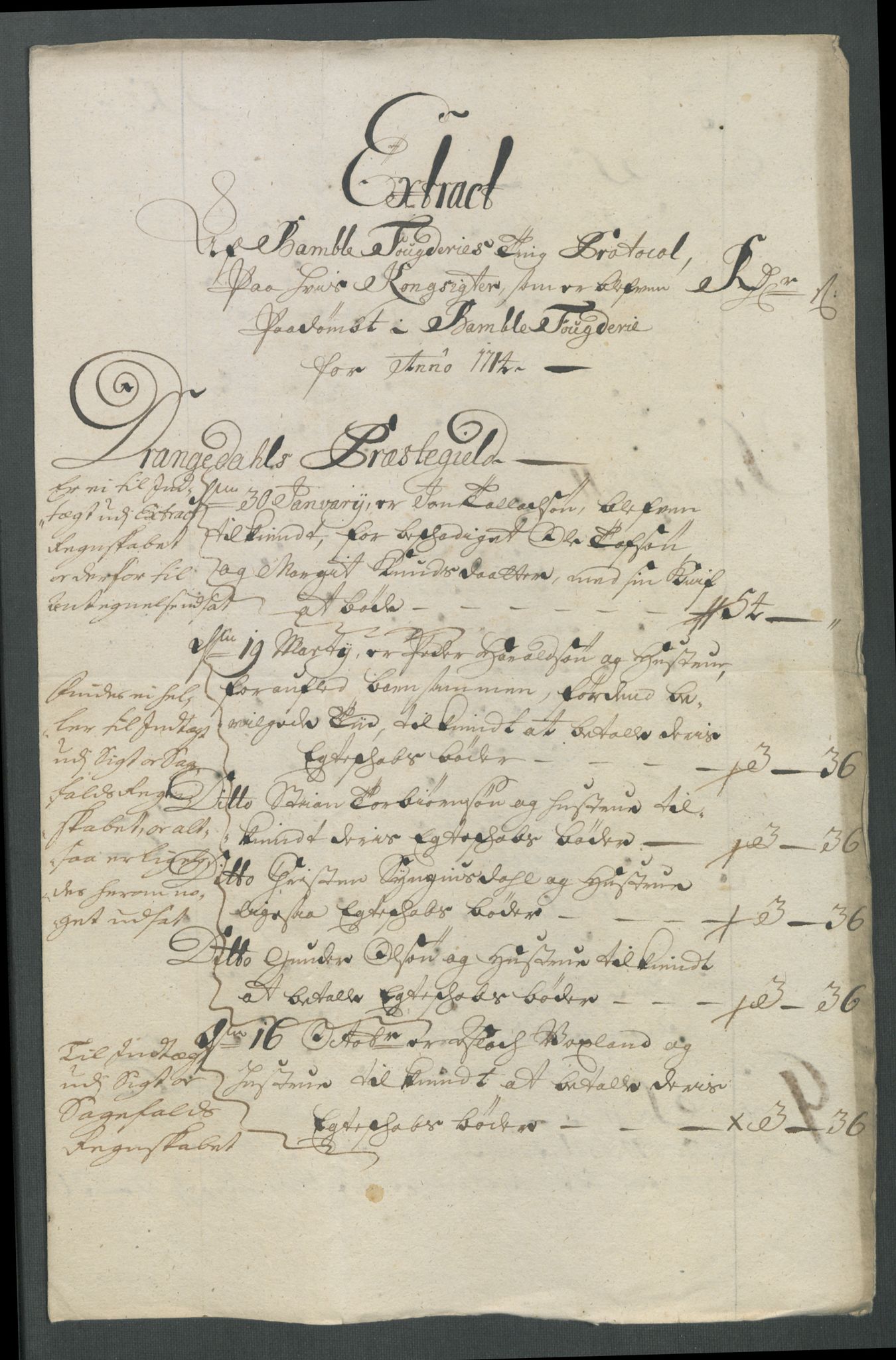 Rentekammeret inntil 1814, Reviderte regnskaper, Fogderegnskap, RA/EA-4092/R36/L2126: Fogderegnskap Øvre og Nedre Telemark og Bamble, 1714, p. 239