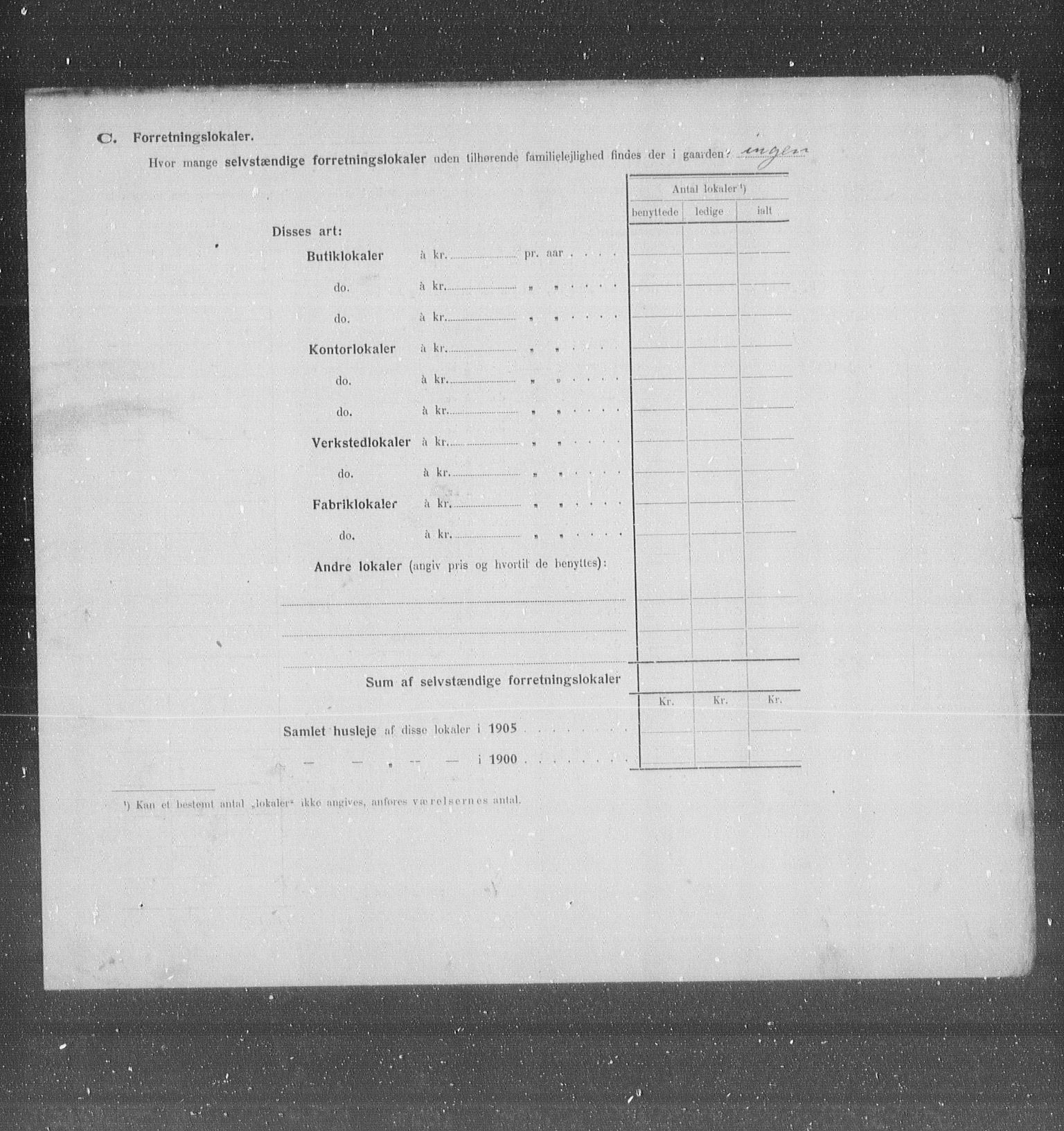 OBA, Municipal Census 1905 for Kristiania, 1905, p. 18220